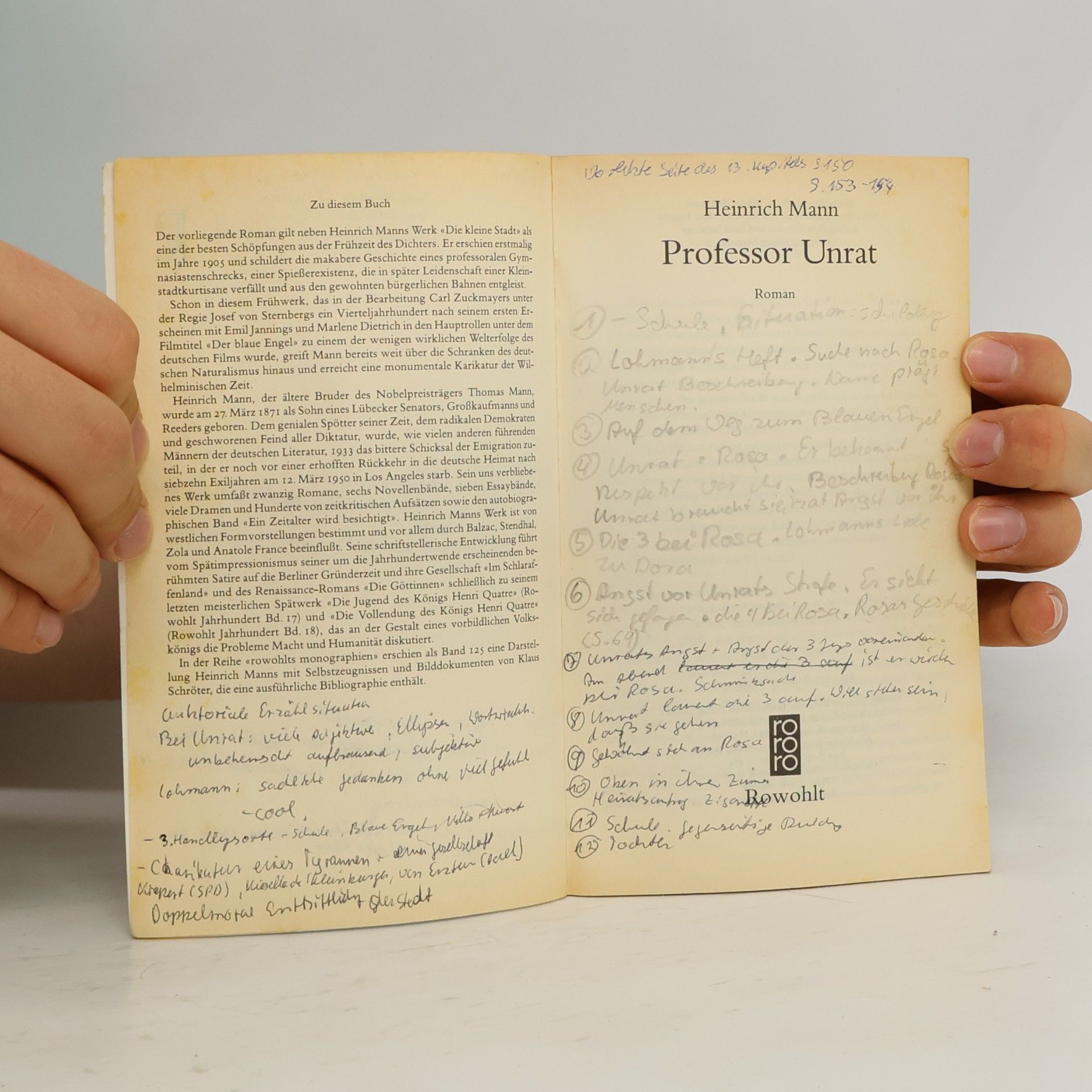 Heinrich Mann Professor Unrat