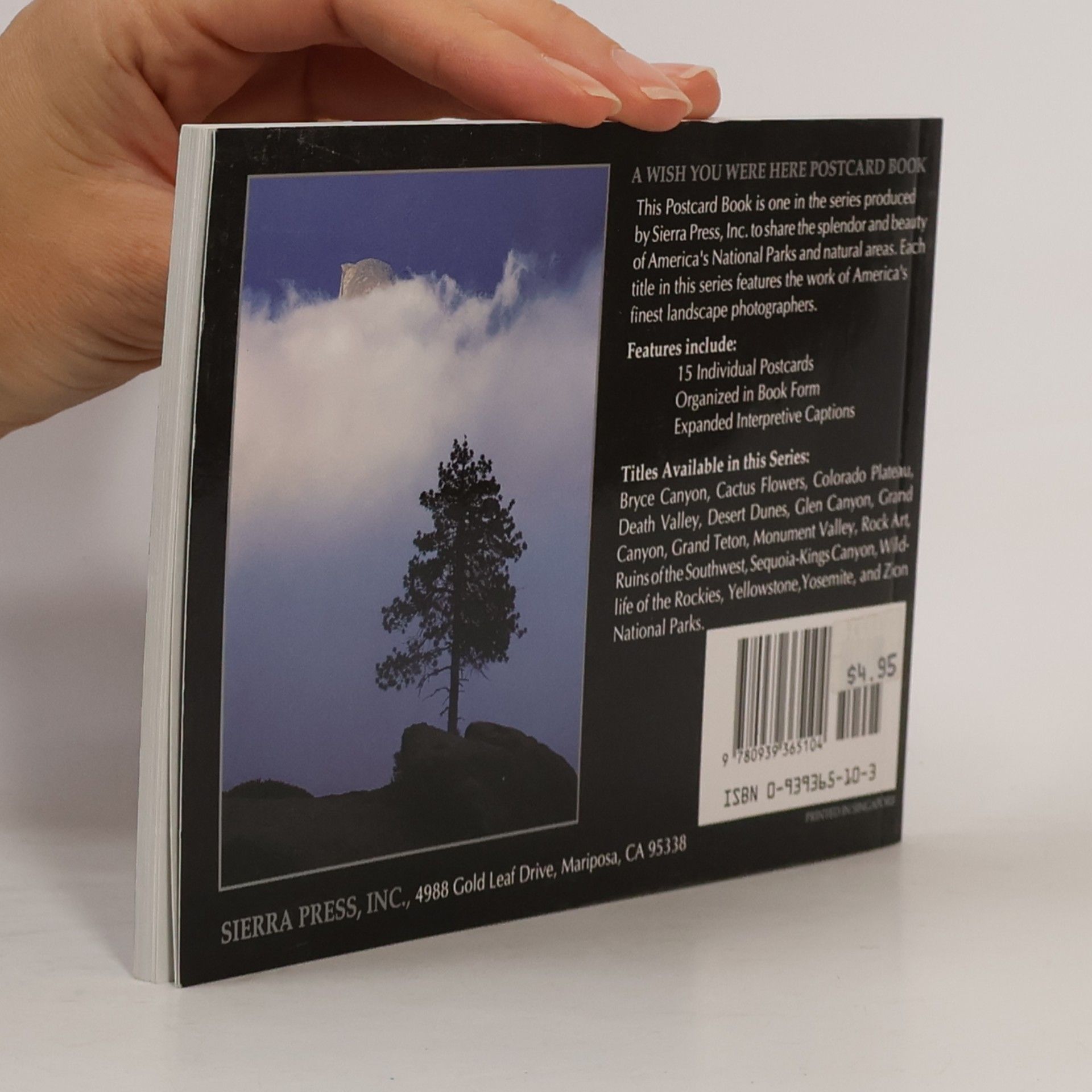Jeff Nicholas Postcard Books: Yosemite