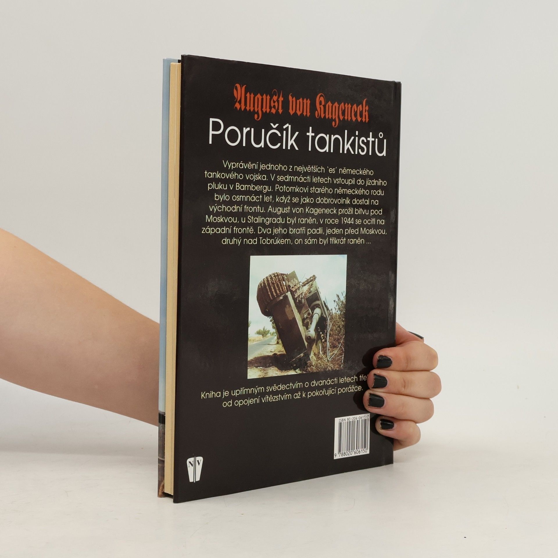 August von Kageneck Poručík tankistů