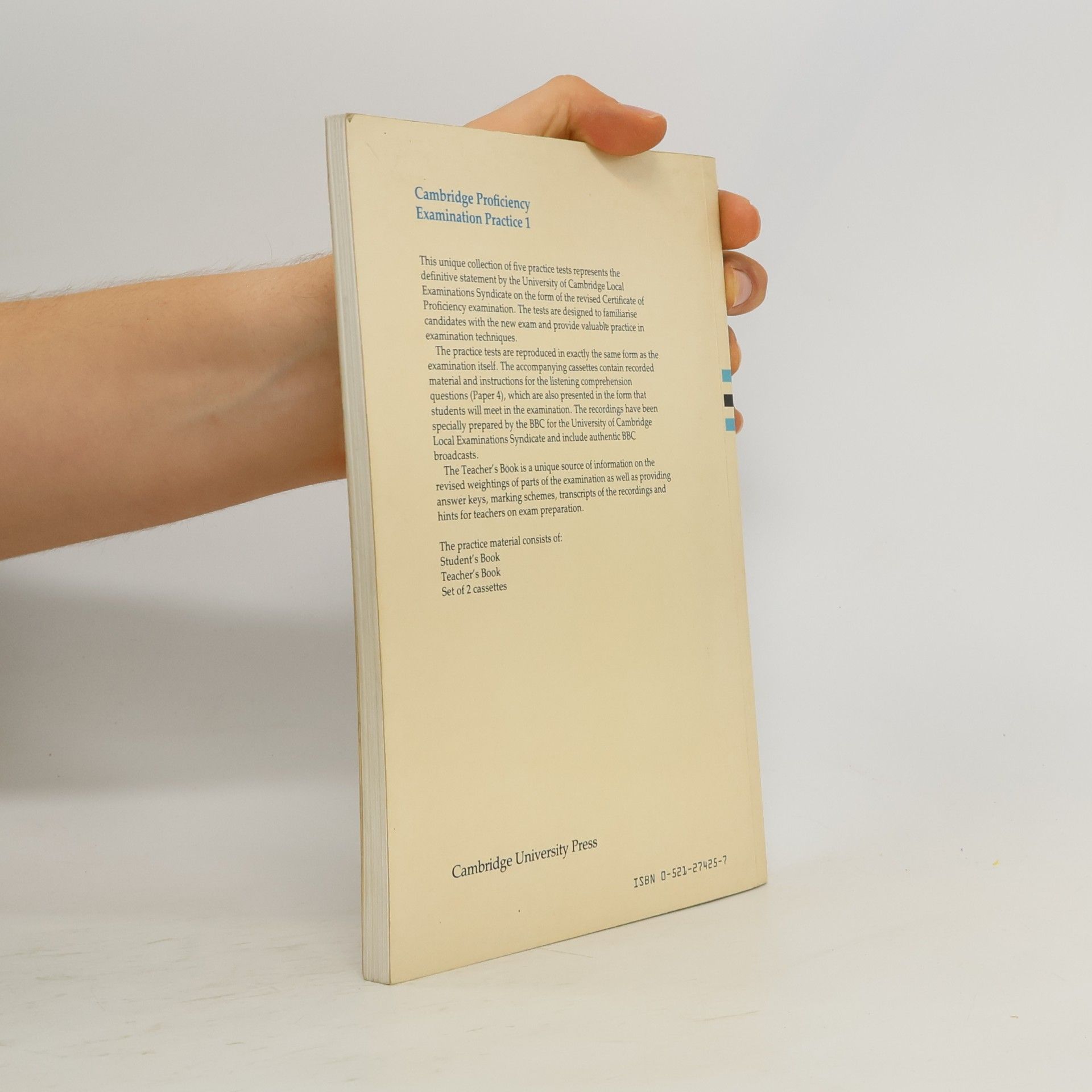 Leo Jones Cambridge proficiency examination practice