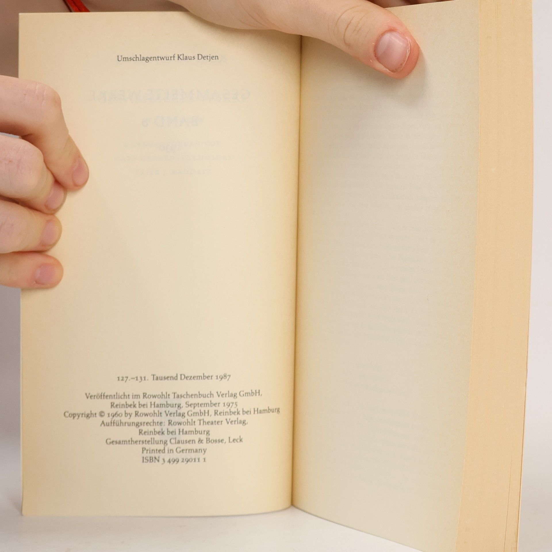 Kurt Tucholsky Gesammelte Werke 193. Band 8