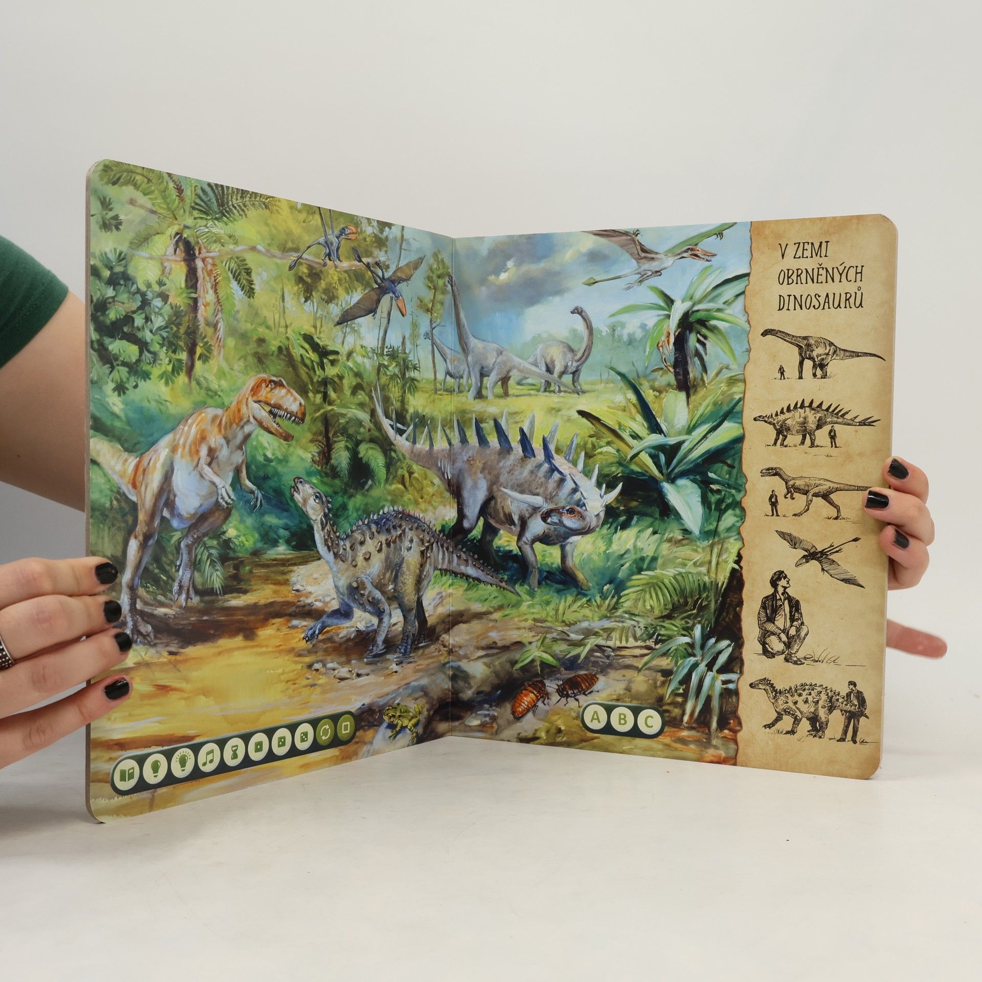 Jan Spěváček Dinosauři. Interaktivní mluvící kniha