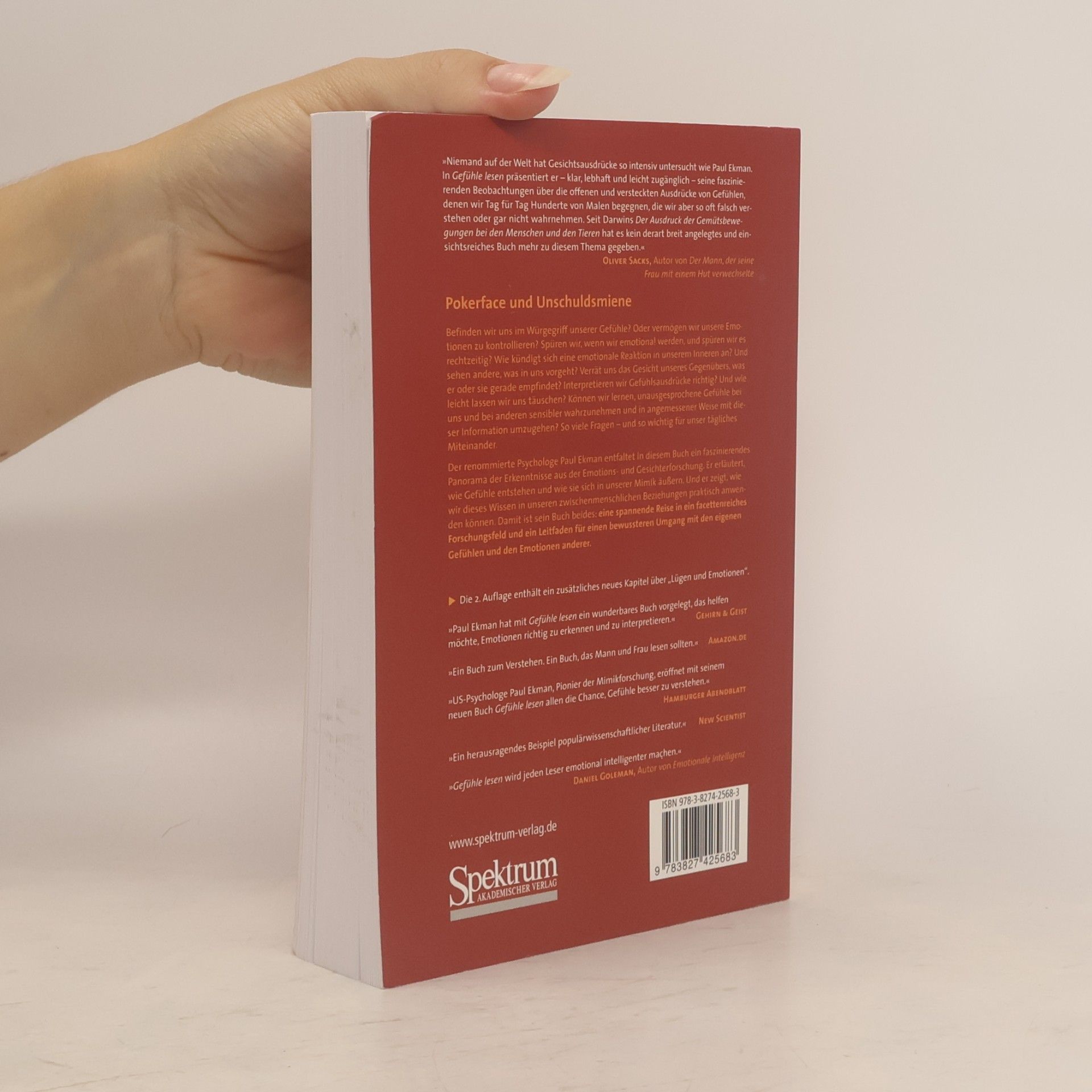Paul Ekman Gefühle lesen. 2. Auflage