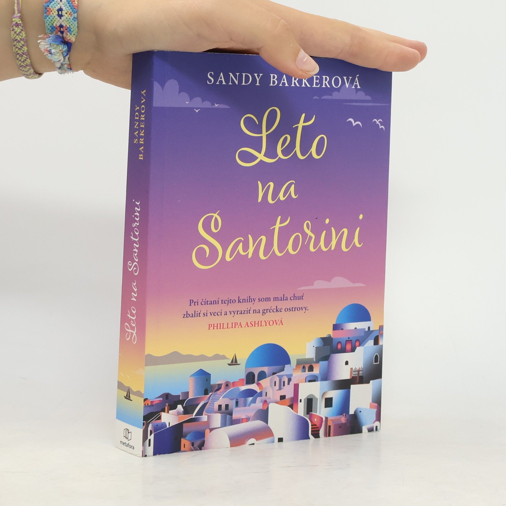 Sandy Barker Leto na Santorini