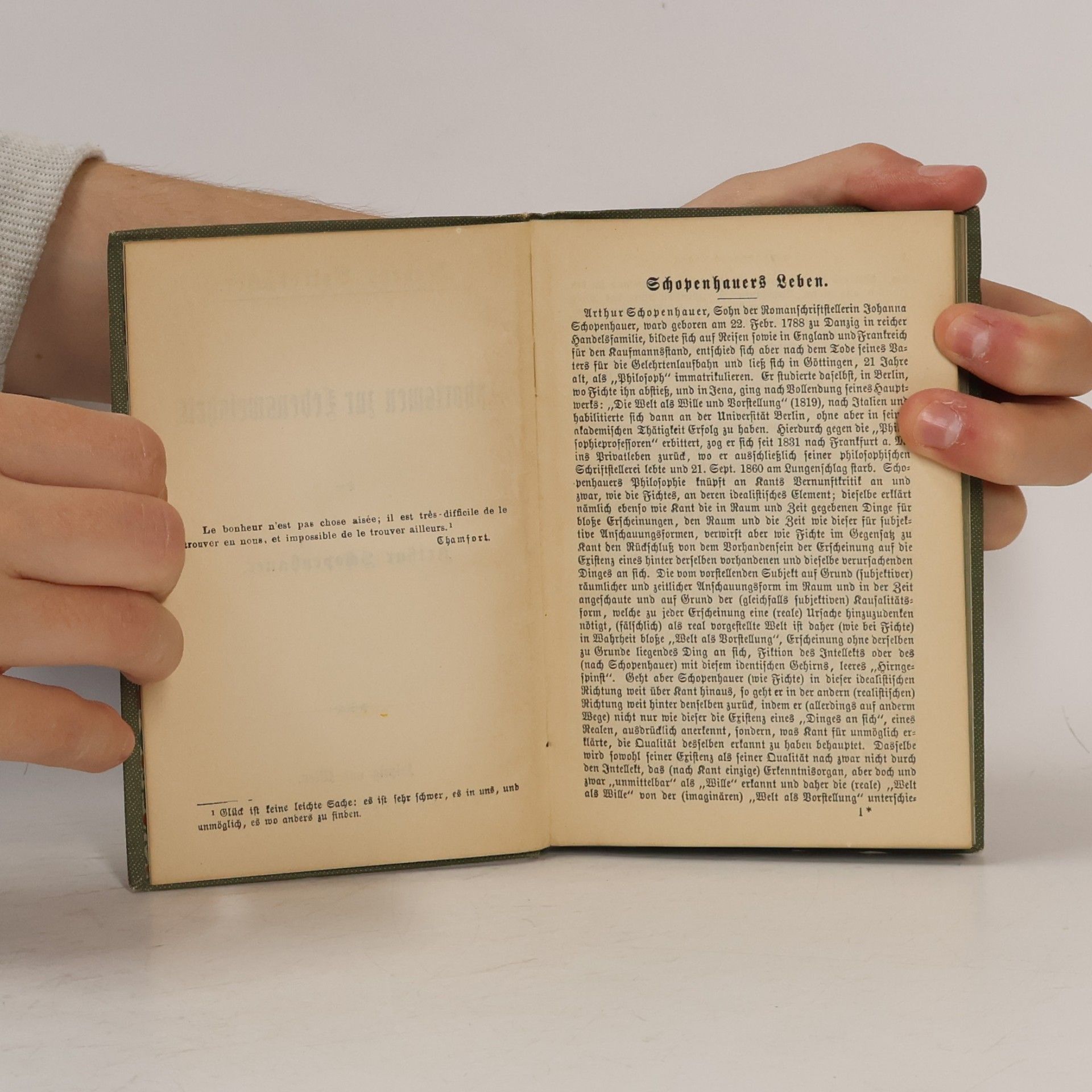 Arthur Schopenhauer Aphorismen zur Lebensweisheit