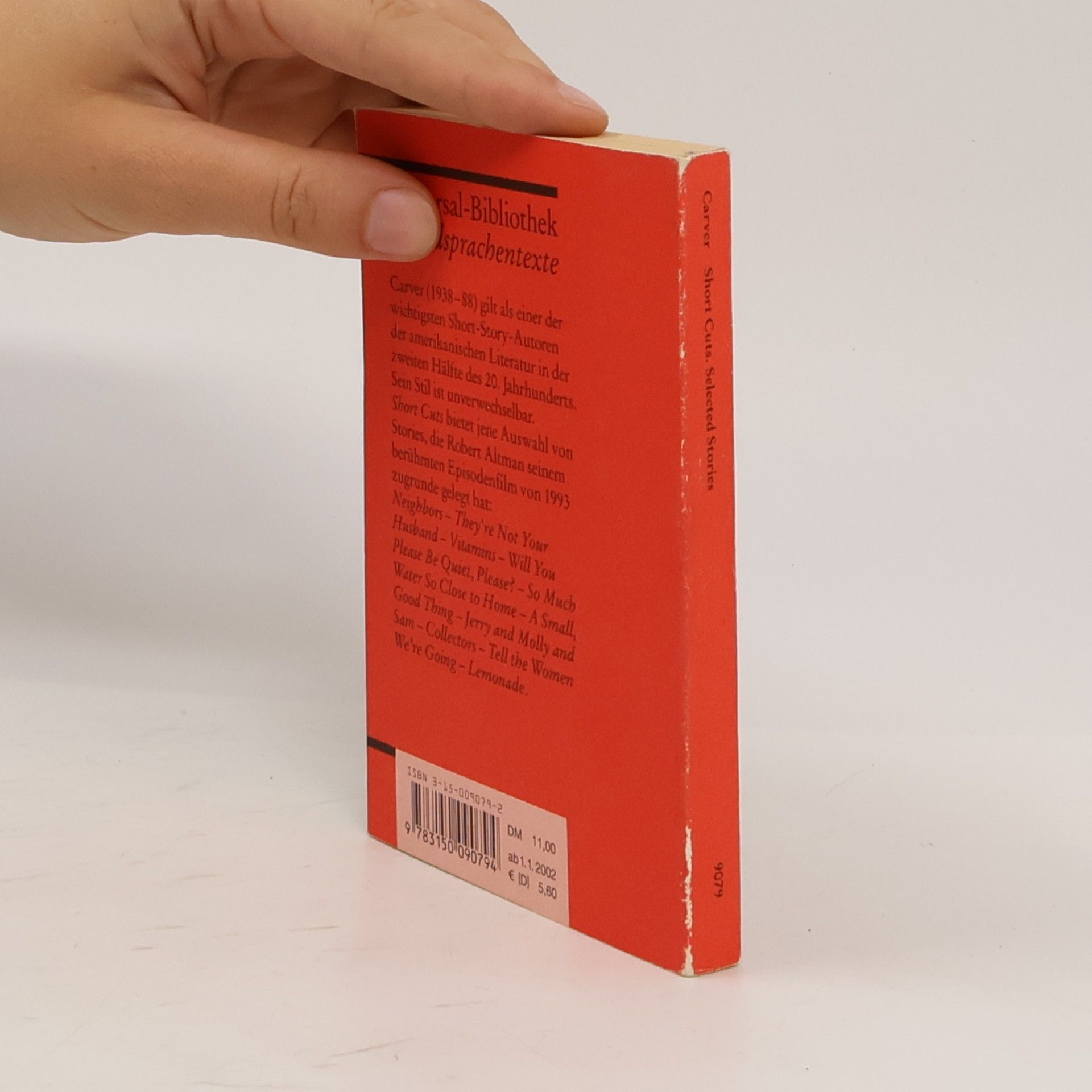 Raymond Carver Short cuts