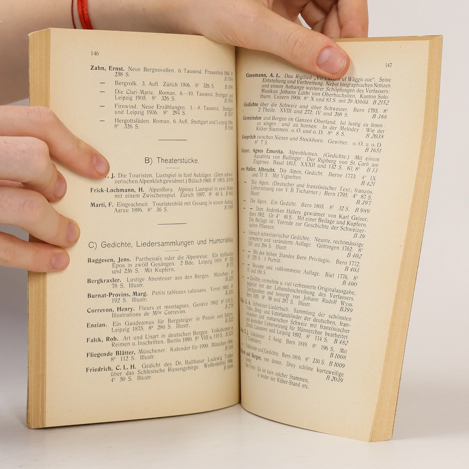 kolektiv Bibliothek-Katalog der Sektion Bern des Schweizer Alpenclub I.