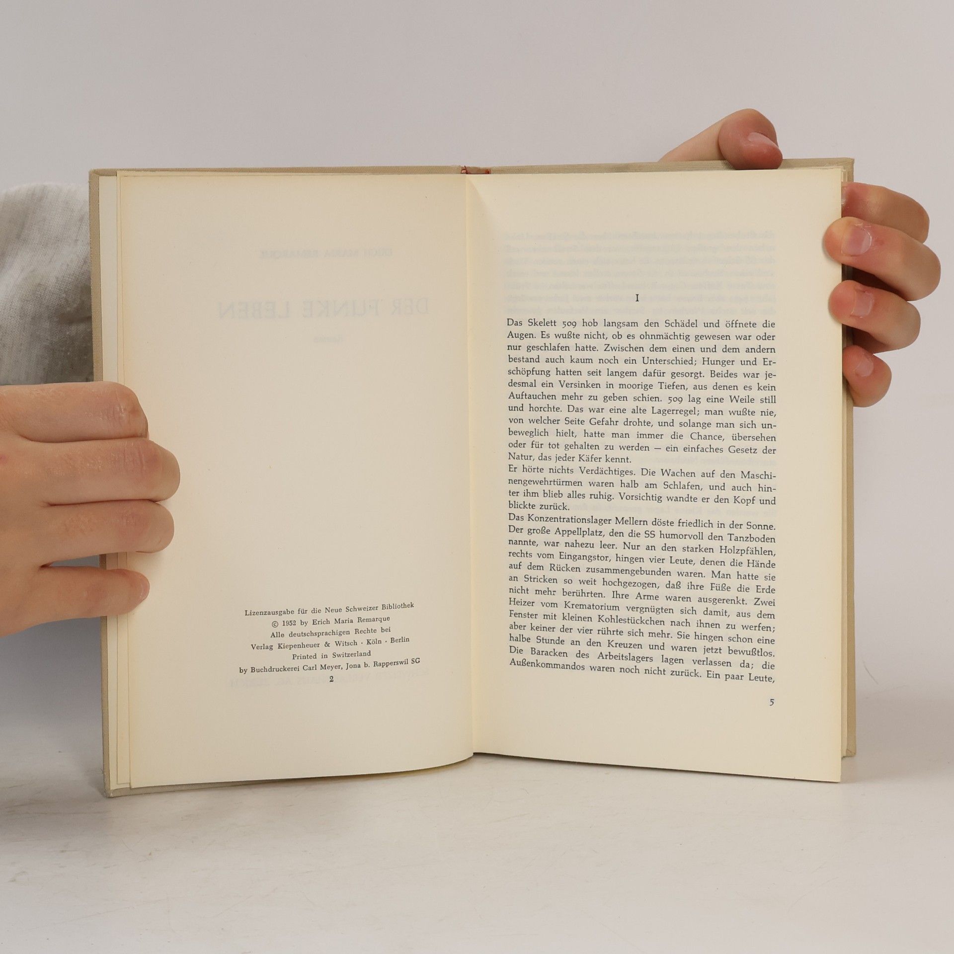 Erich Maria Remarque Der Funke Leben