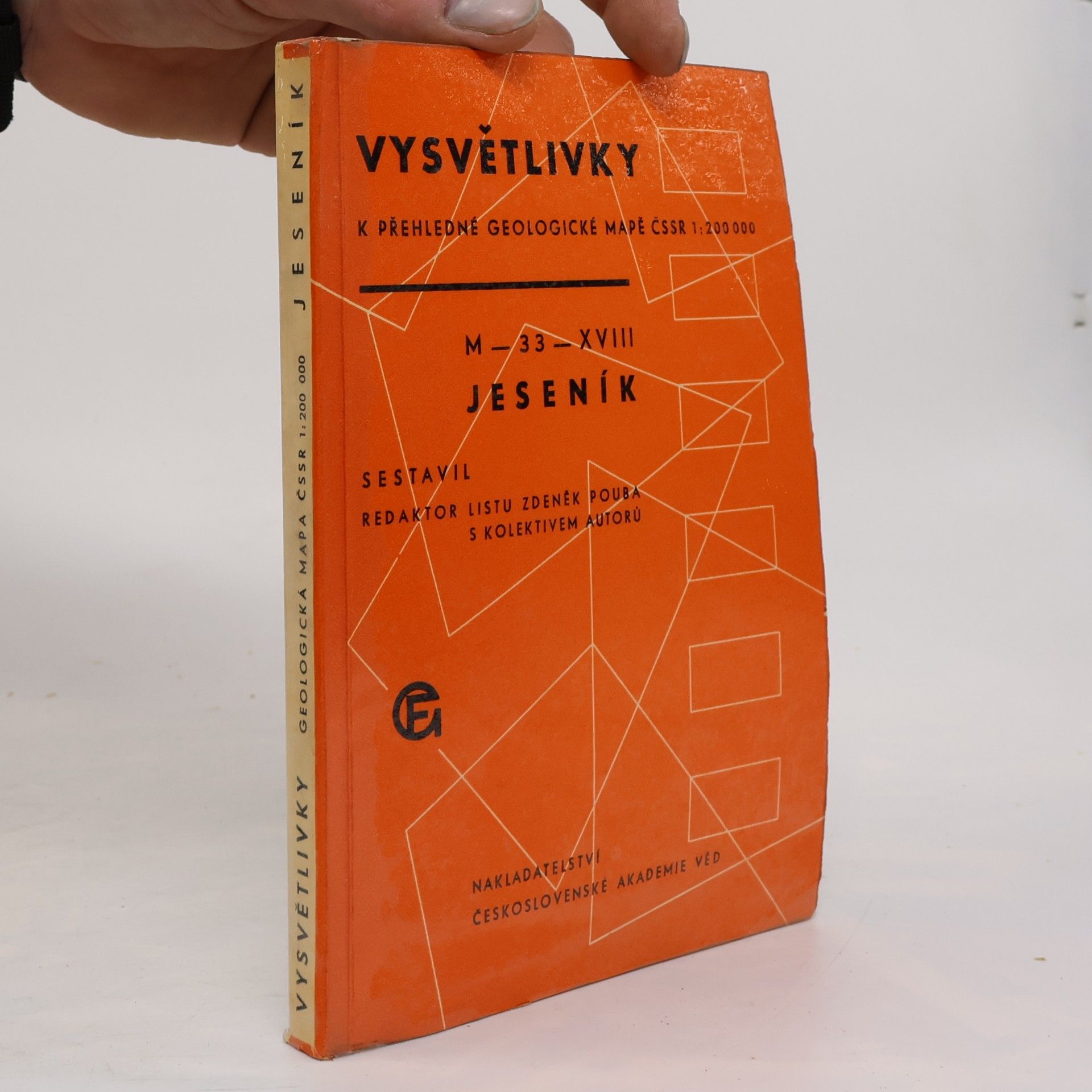 Kolektív autorov Vysvětlivky k přehledné geologické mapě ČSSR 1 : 200 000, M–33–XVIII Jeseník