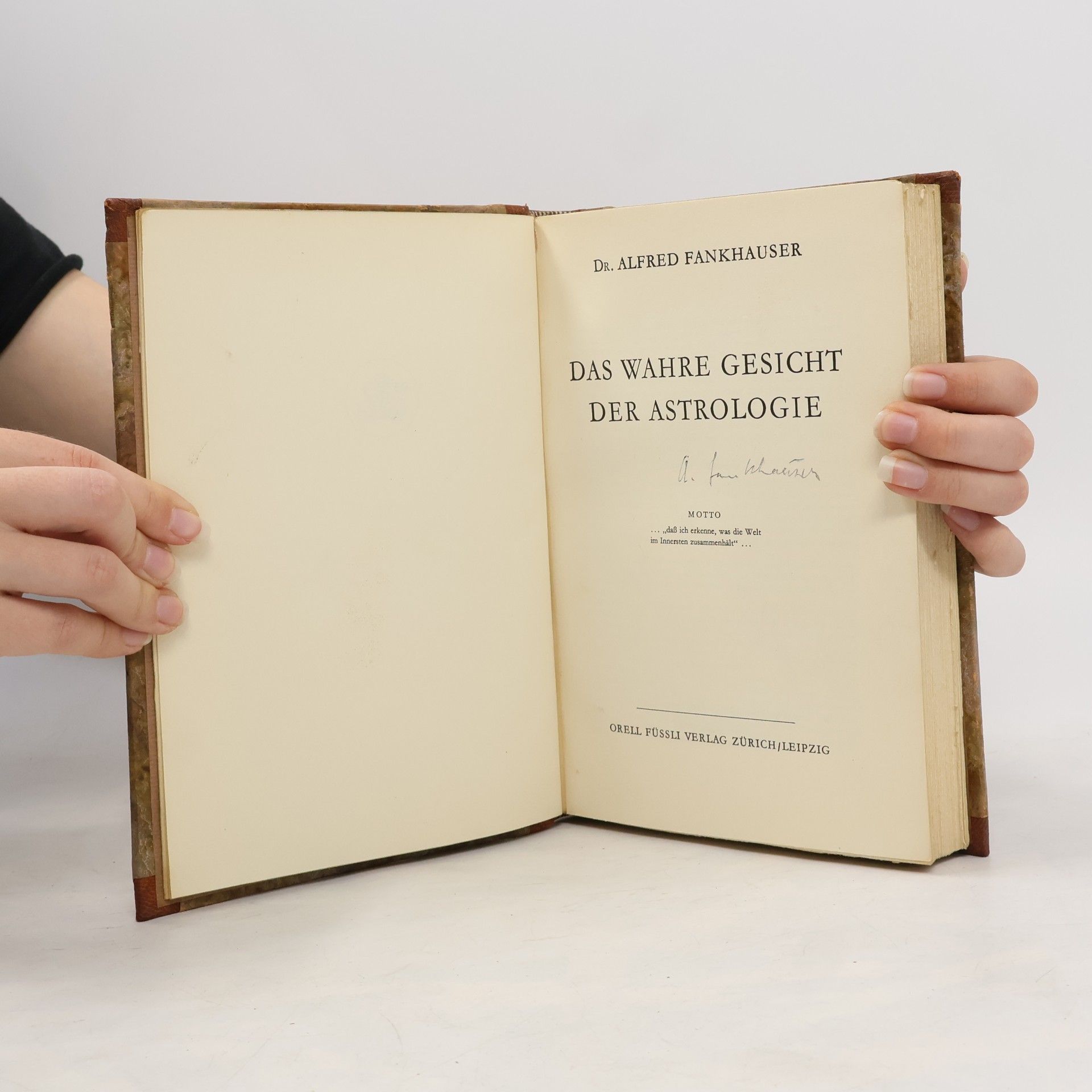 Alfred Fankhauser Das wahre Gesicht der Astrologie