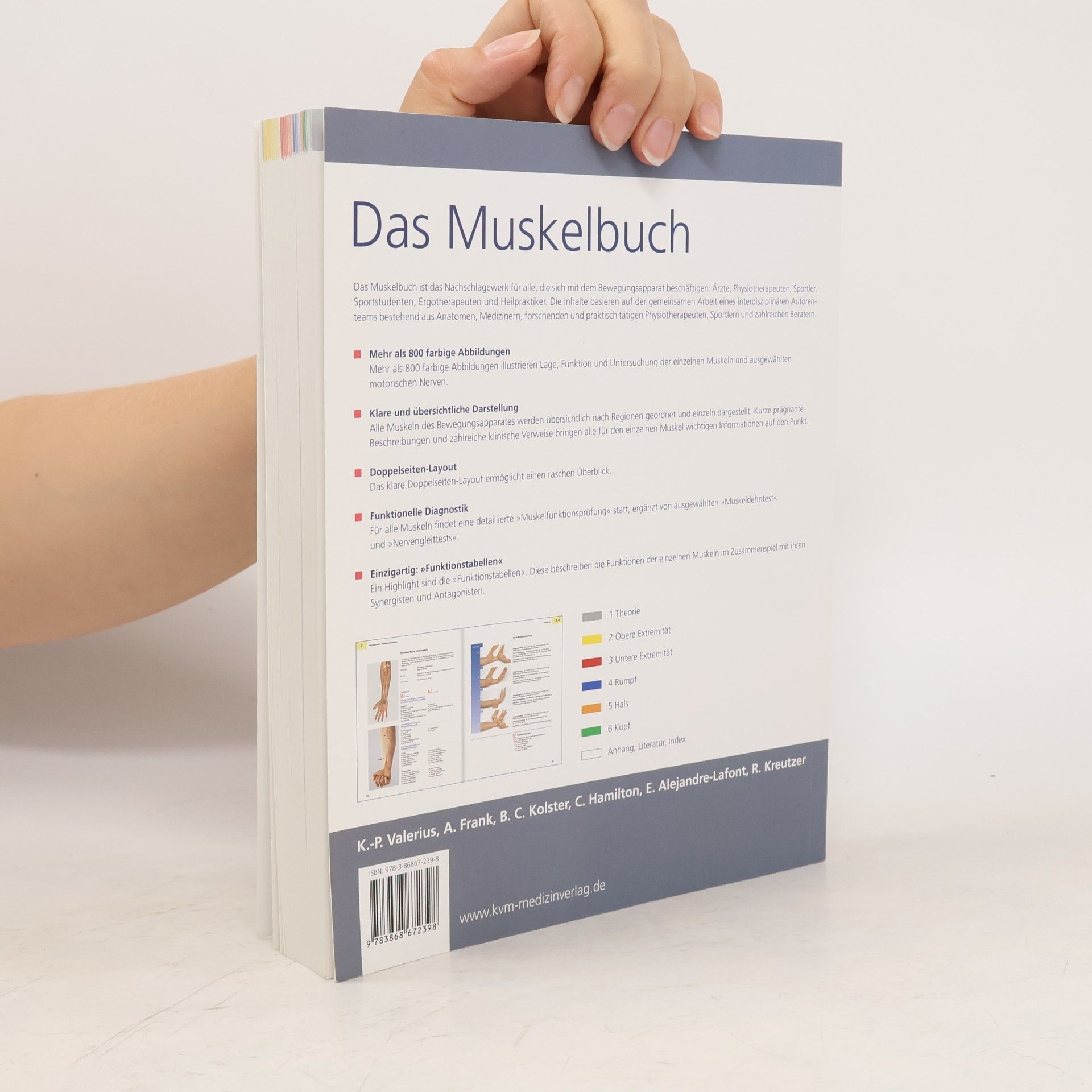 Klaus-Peter Valerius Das Muskelbuch - 7. Auflage