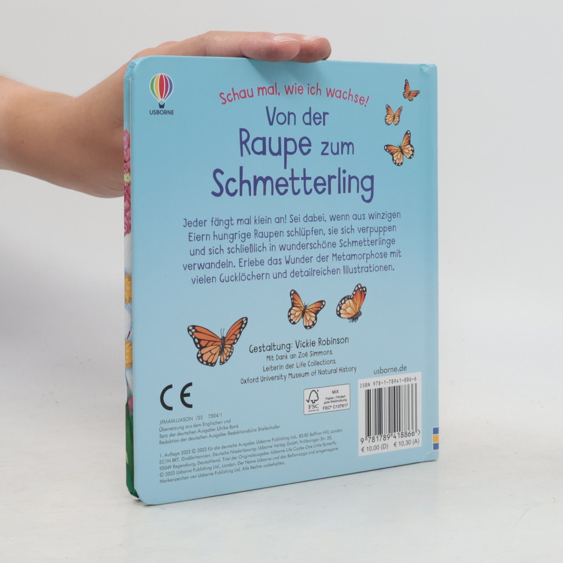 Lesley Sims Schau mal, wie ich wachse! Von der Raupe zum Schmetterling