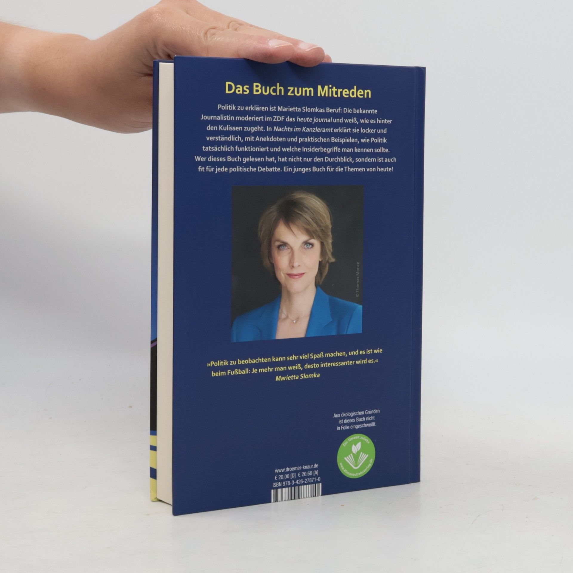 Marietta Slomka Nachts im Kanzleramt