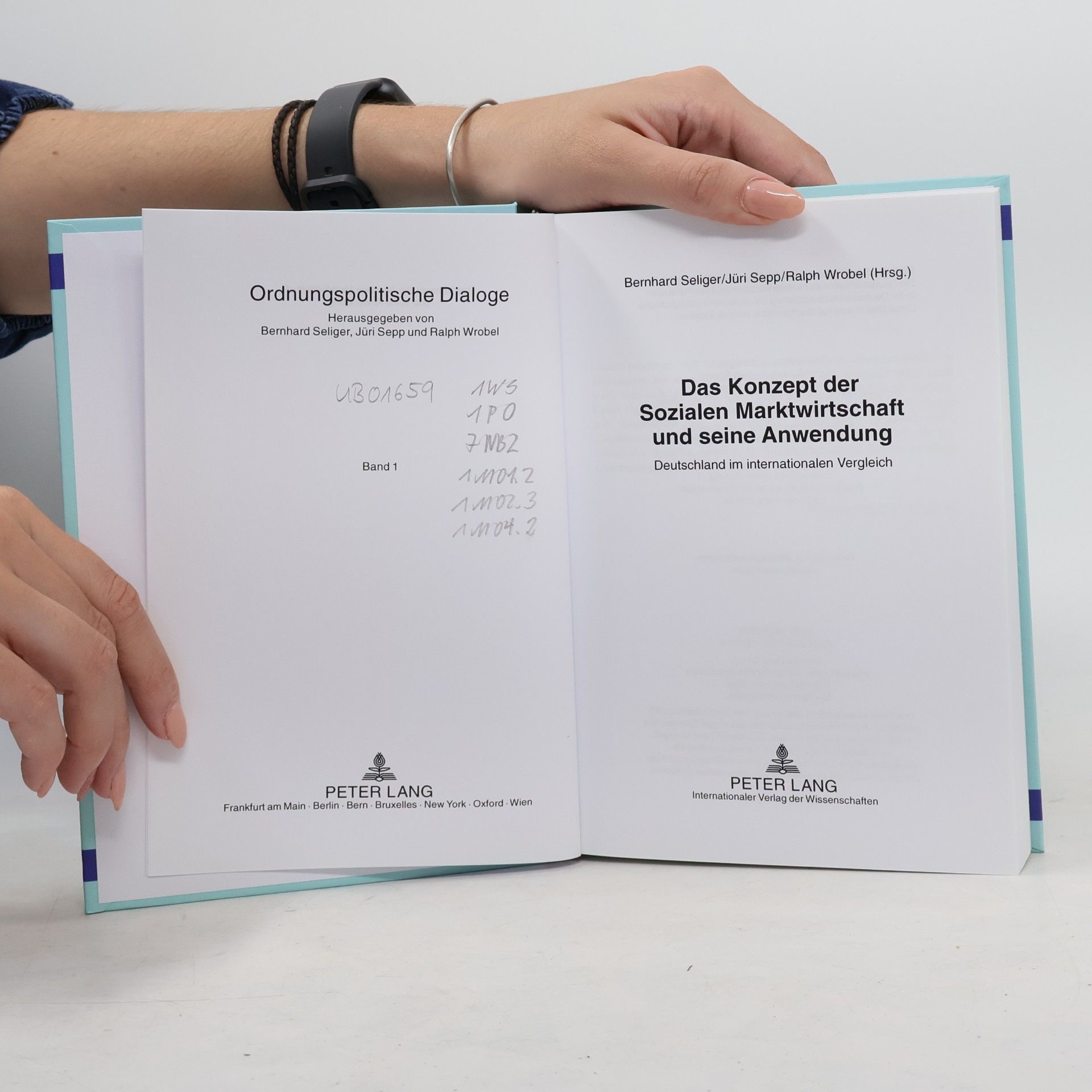 Bernhard Seliger Ordnungspolitische Dialoge - 1: Das Konzept der sozialen Marktwirtschaft und seine Anwendung