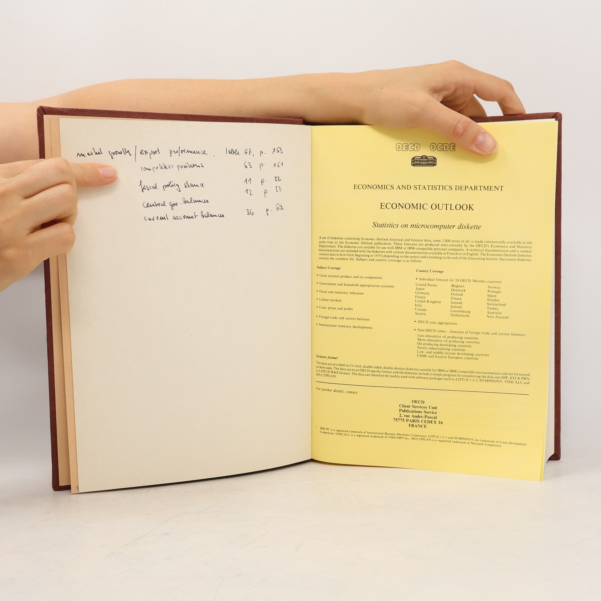 Autores varios OECD Economic Outlook 1987-1989