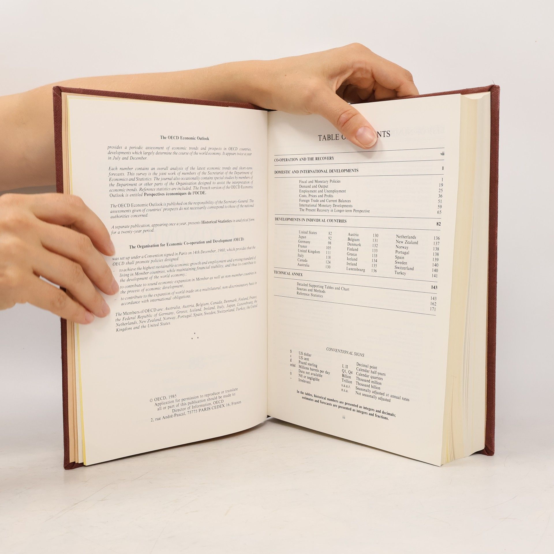 Autores varios OECD Economic Outlook 1985-1987