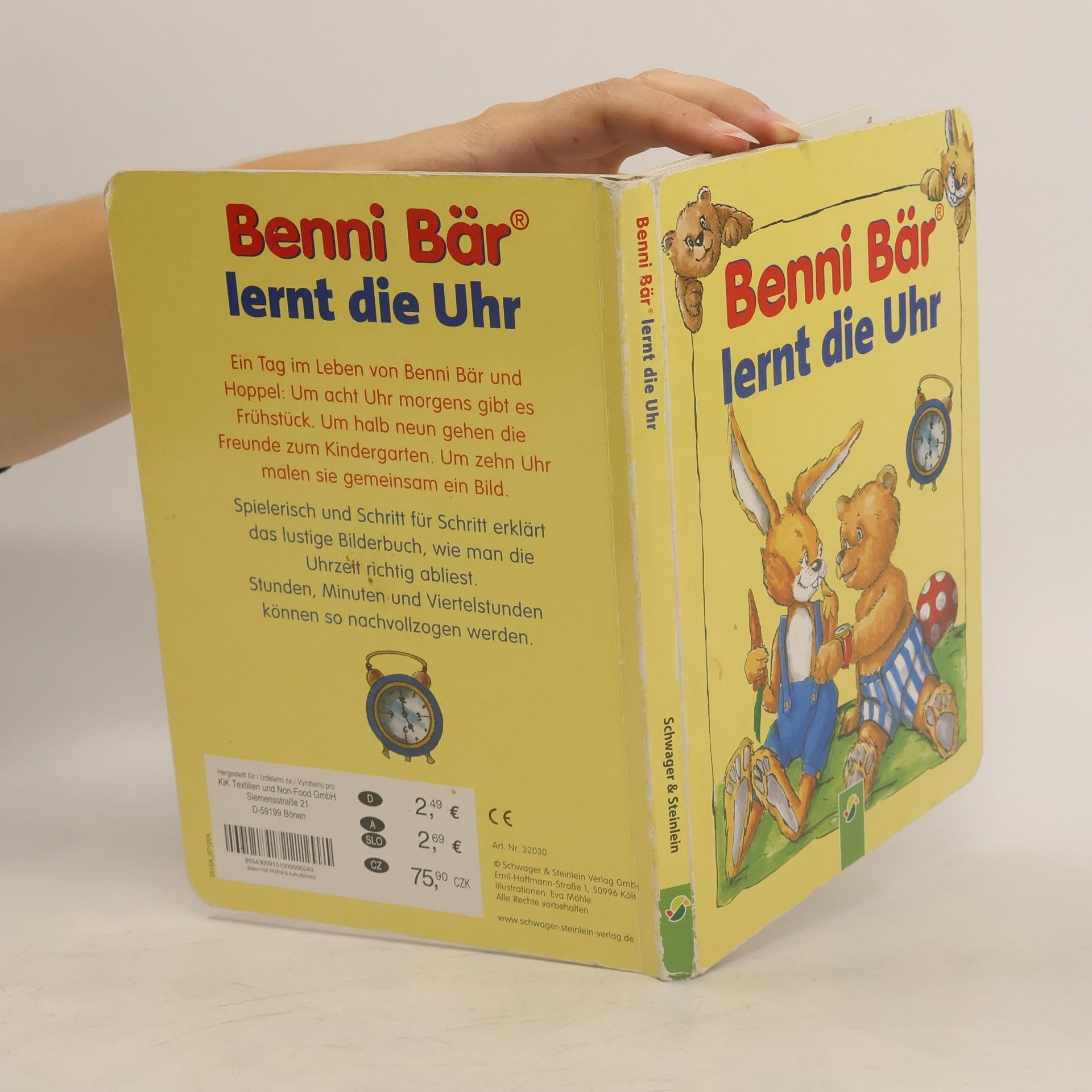 Eva Möhle Benni Bär lernt die Uhr
