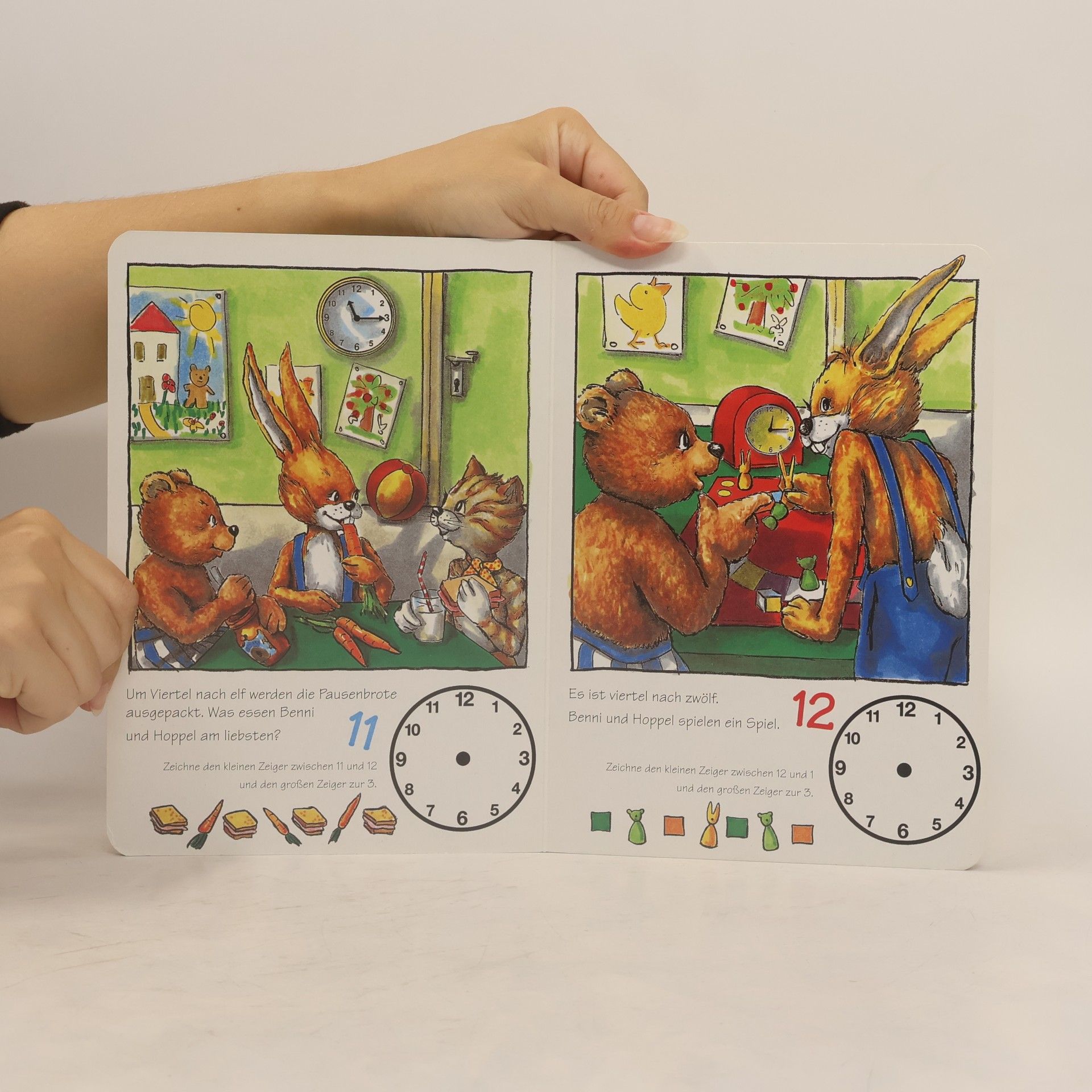 Eva Möhle Benni Bär lernt die Uhr