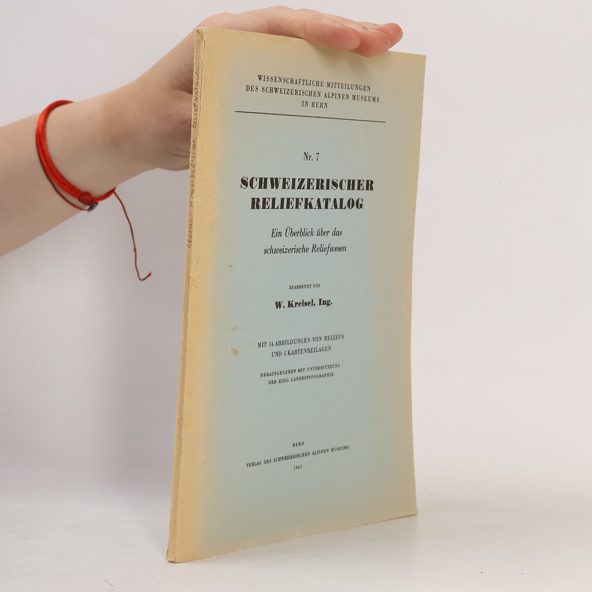 Schweizerischer Reliefkatalog Nr. 7