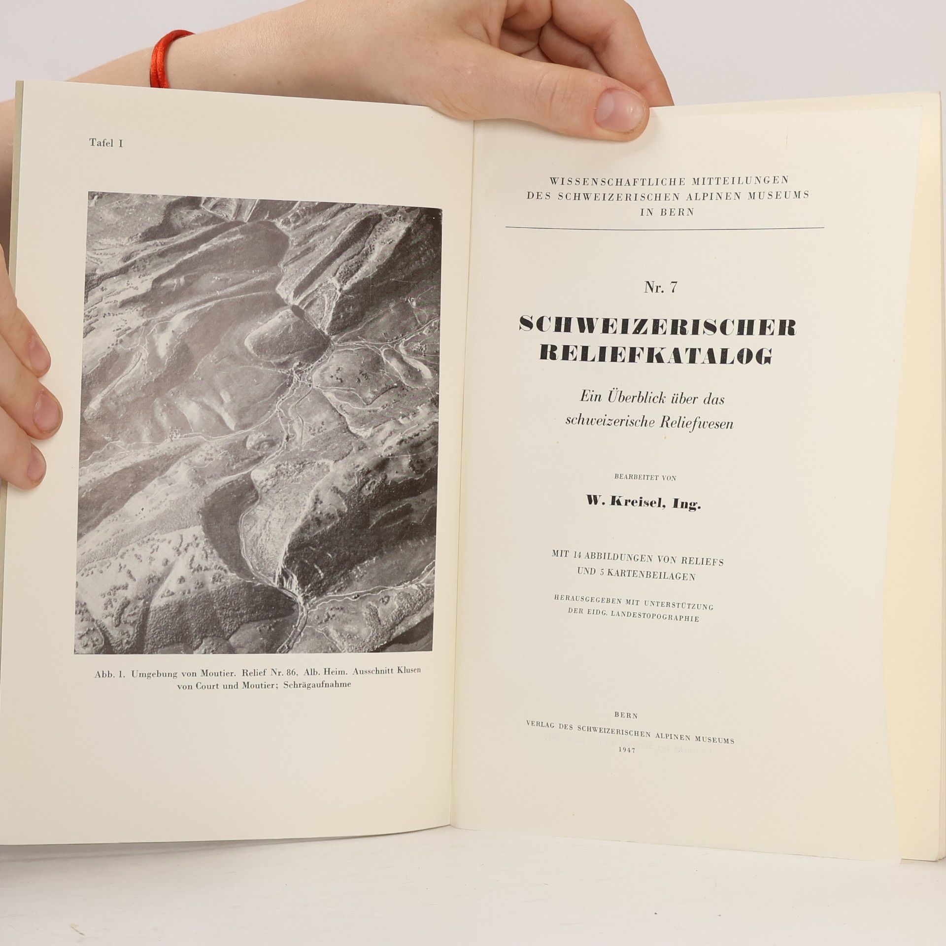 W. Kreisel  Schweizerischer Reliefkatalog Nr. 7