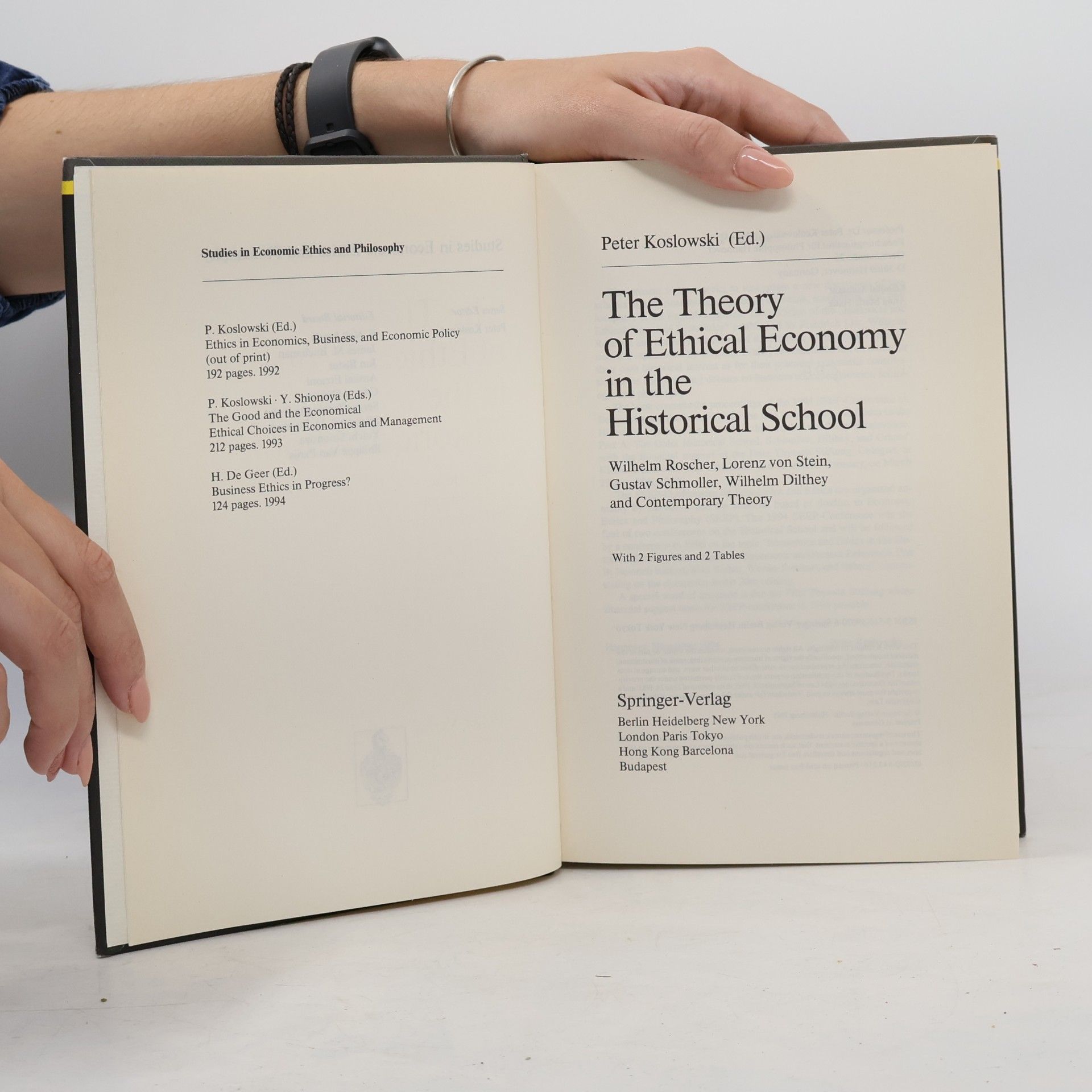 Peter Koslowski The Theory of Ethical Economy in the Historical School