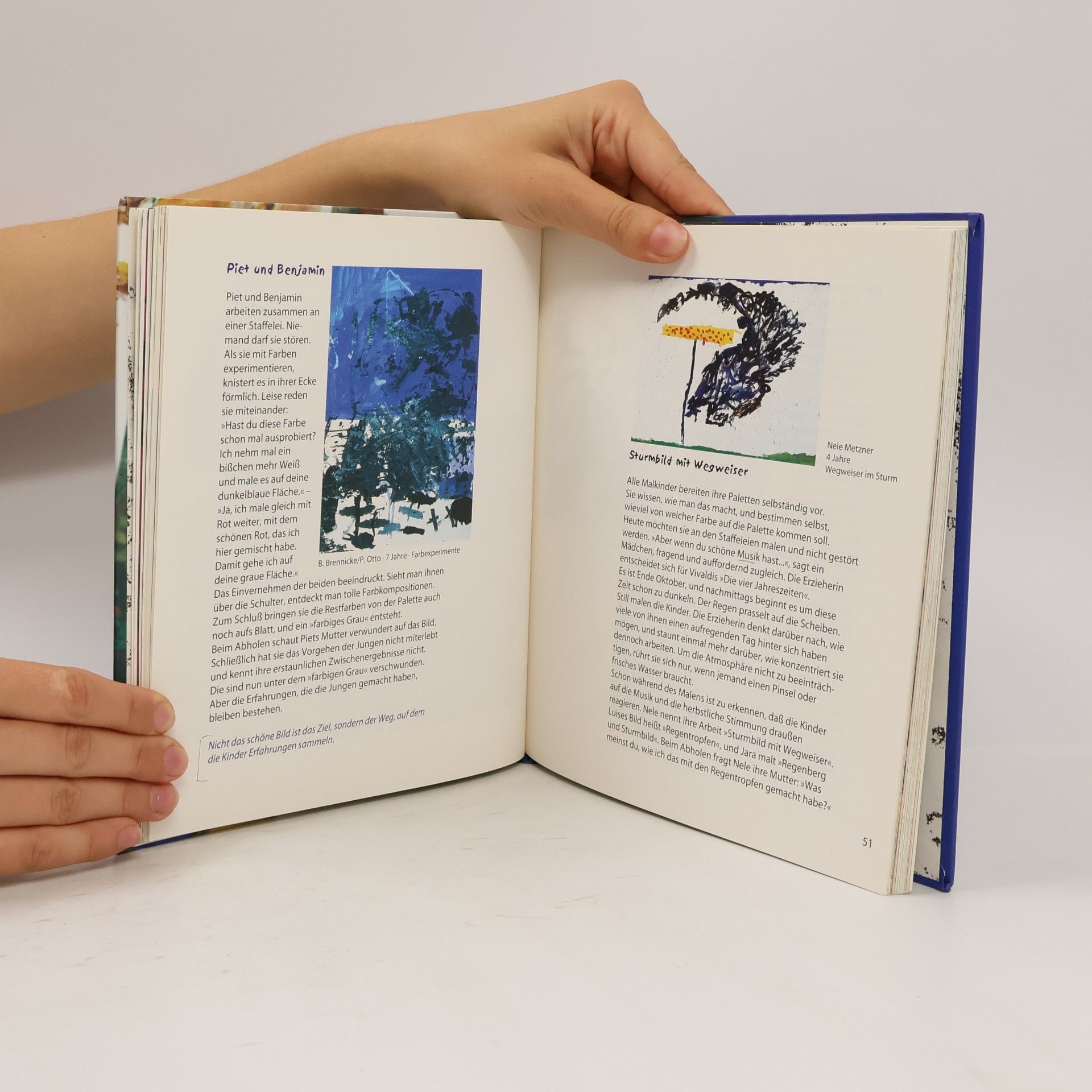 Antje Bostelmann Bananenblau und Himbeergrün
