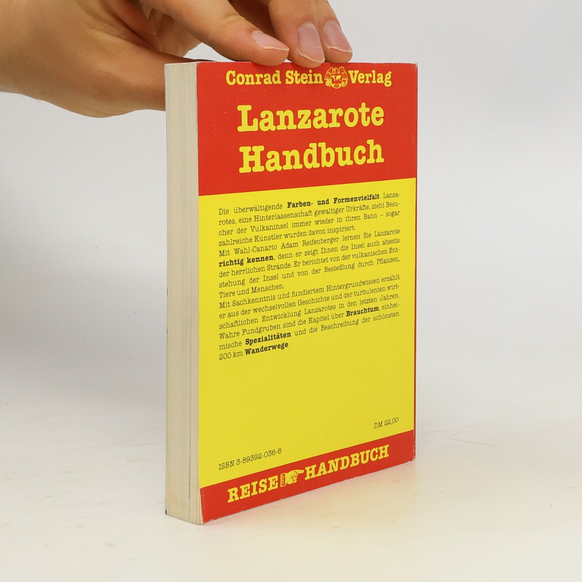 Adam Reifenberger Lanzarote-Handbuch