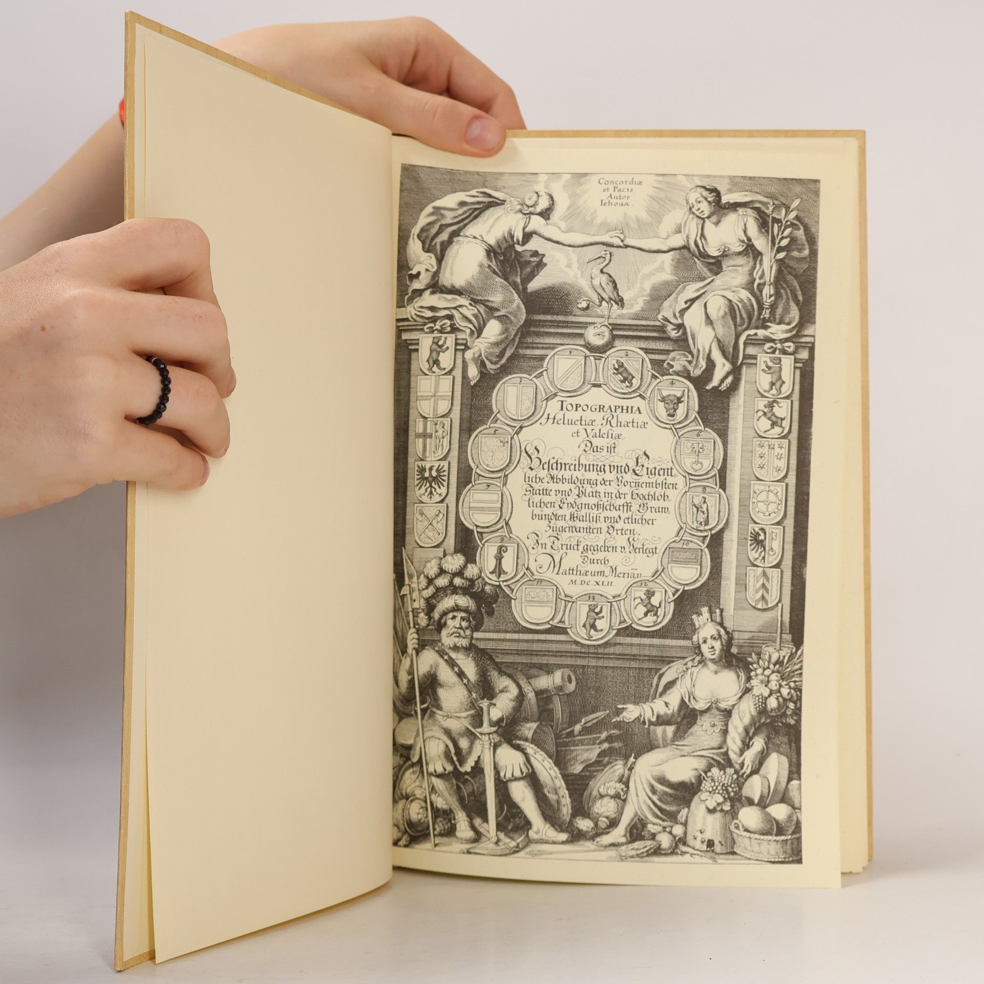Martin Zeiller Topographia Helvetiae, Rhaetiae et Valesiae