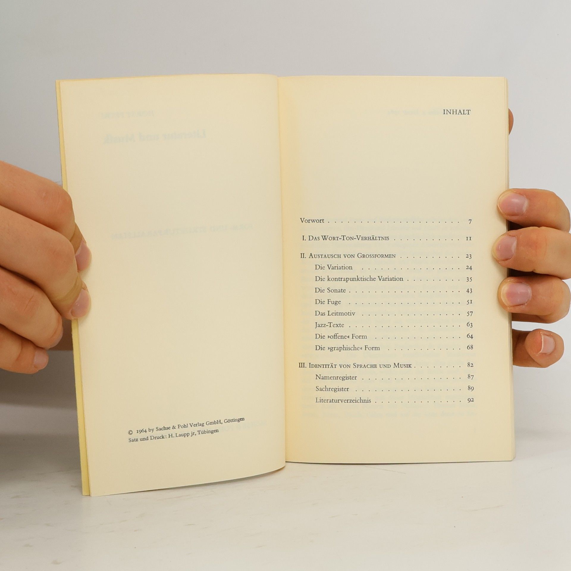 Horst Petri Literatur und Musik