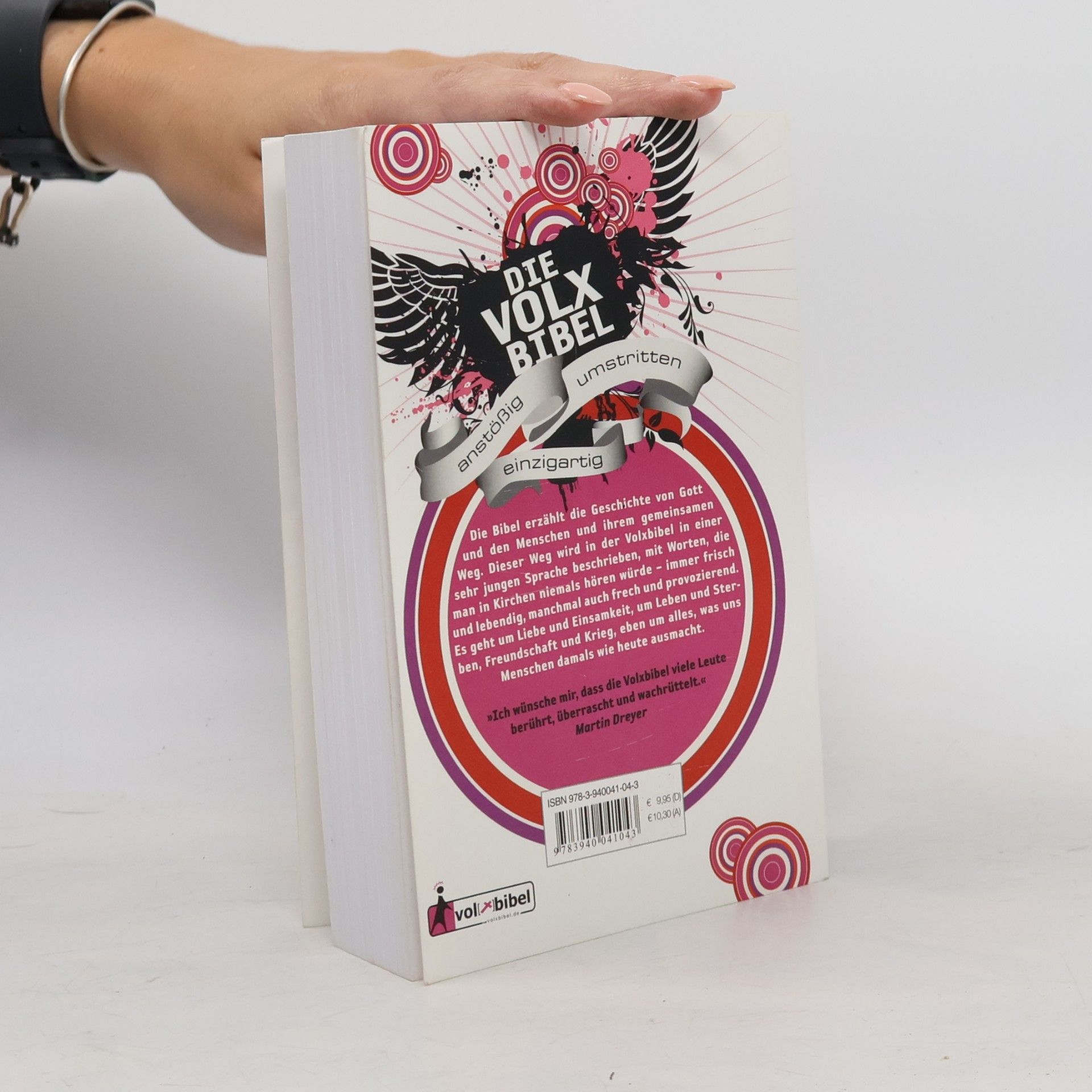 Martin Dreyer Die Volxbibel, Altes Testament, Motiv Splash. Bd.2