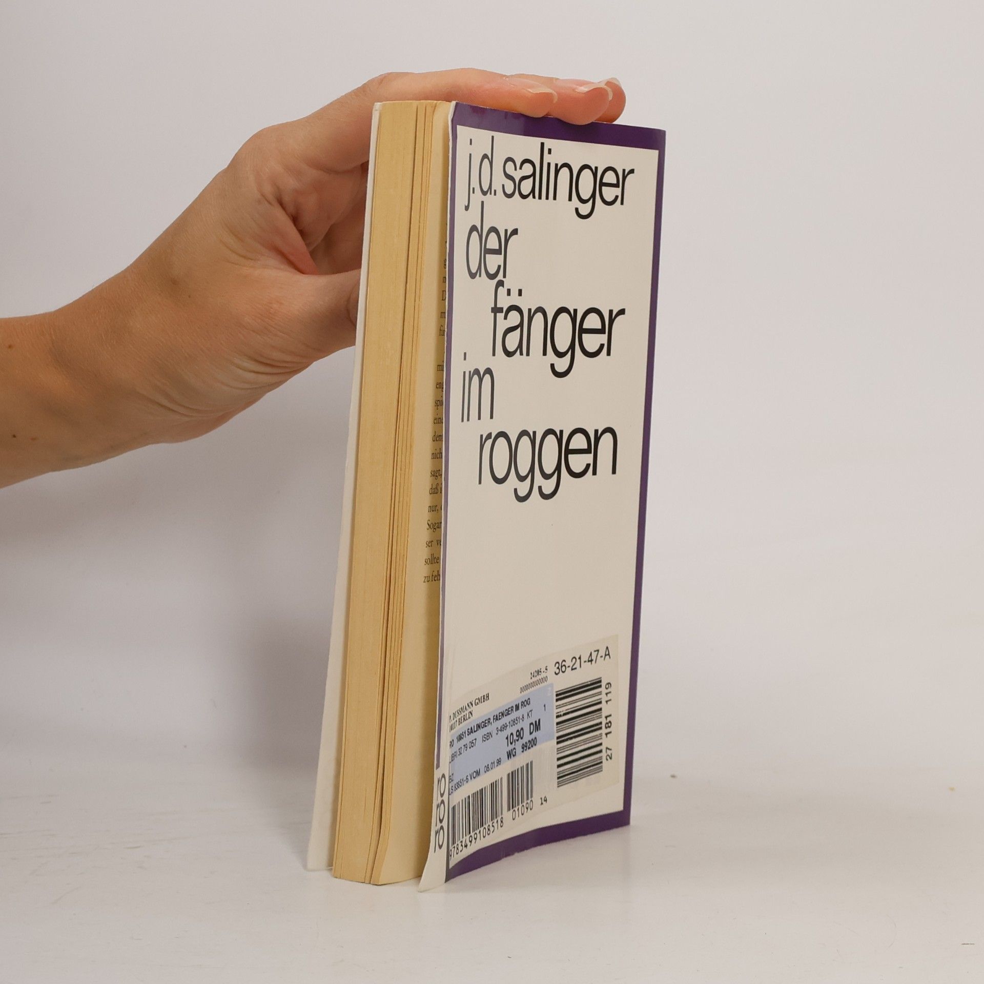 J. D. Salinger Der Fänger im Roggen