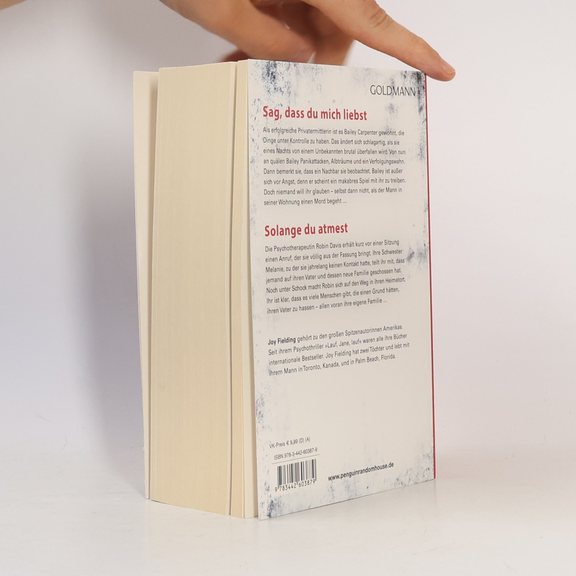 Joy Fielding Sag, dass du mich liebst/Solange du atmest