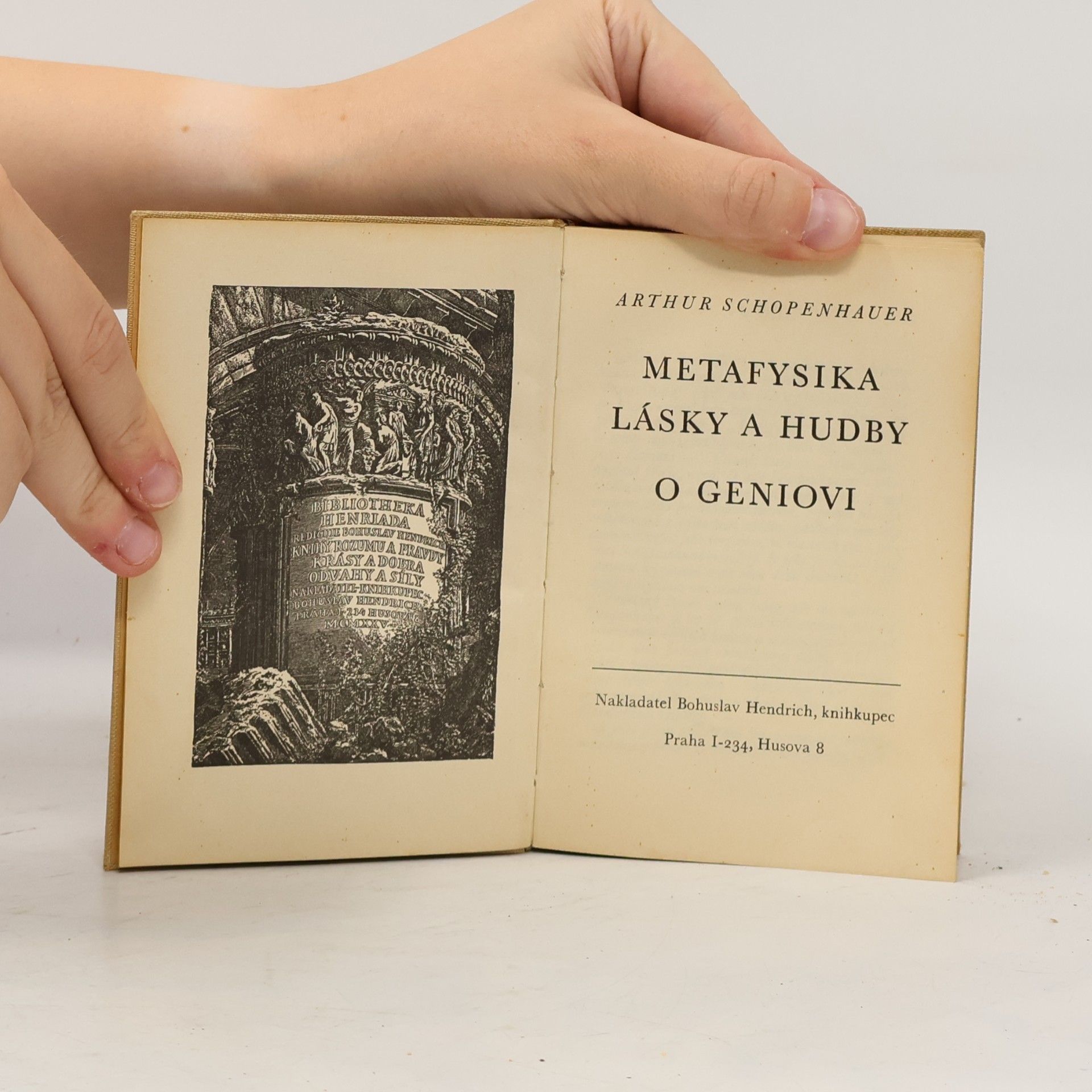 Arthur Schopenhauer Metafysika lásky a hudby : o geniovi