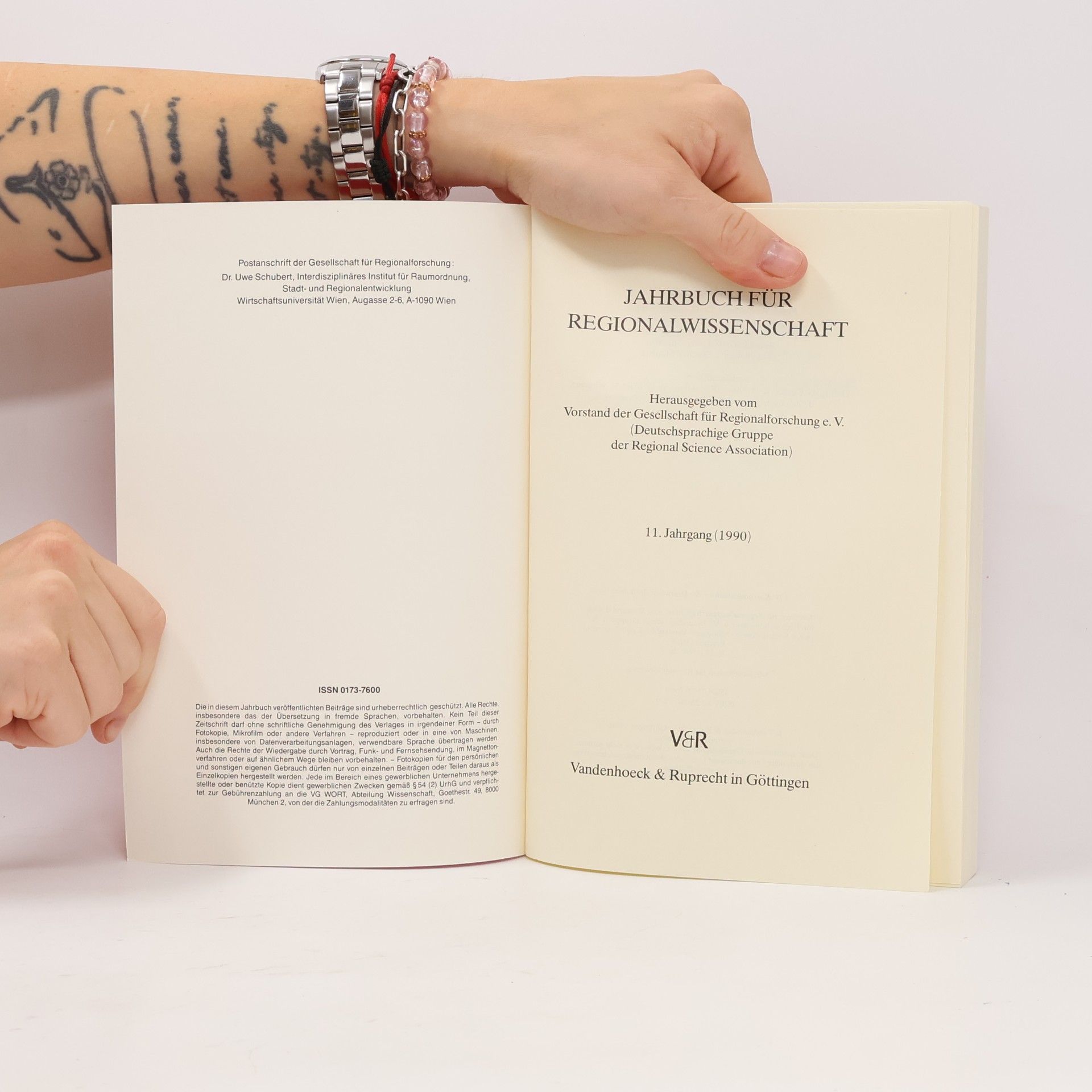 Autorenkollektiv Jahrbuch für Regionalwissenschaft