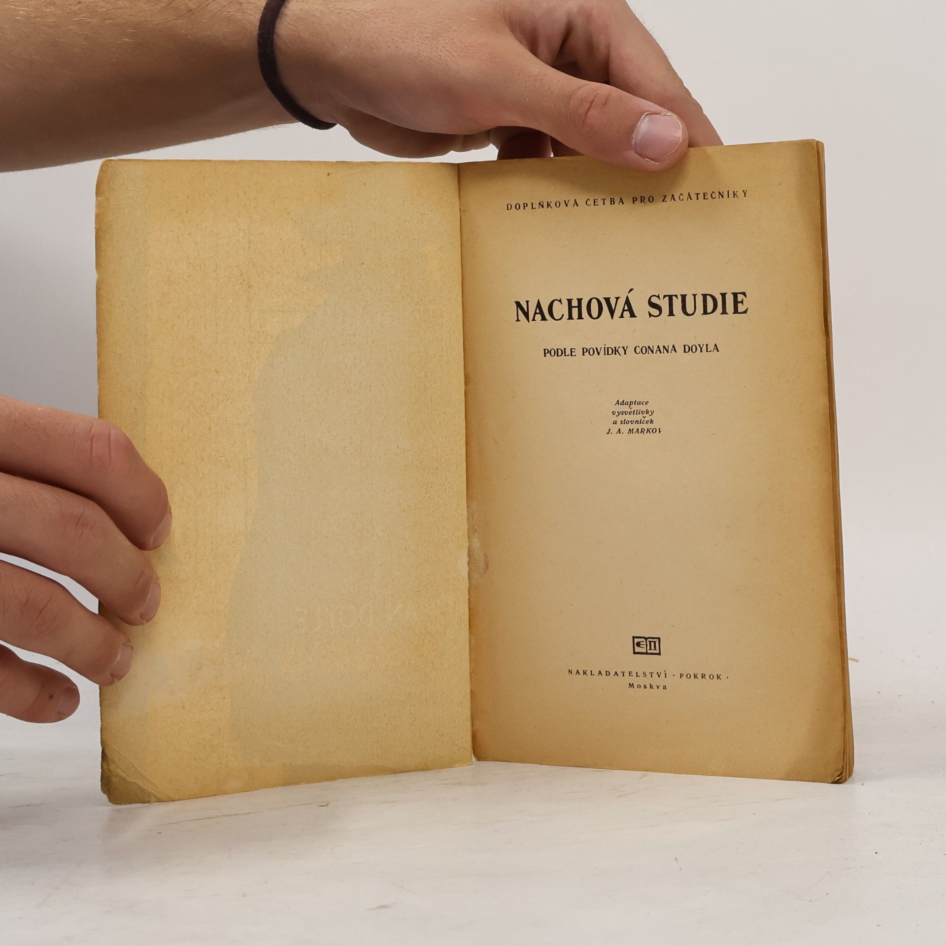 Arthur Conan Doyle A Study in Scarlet. Nachová studie
