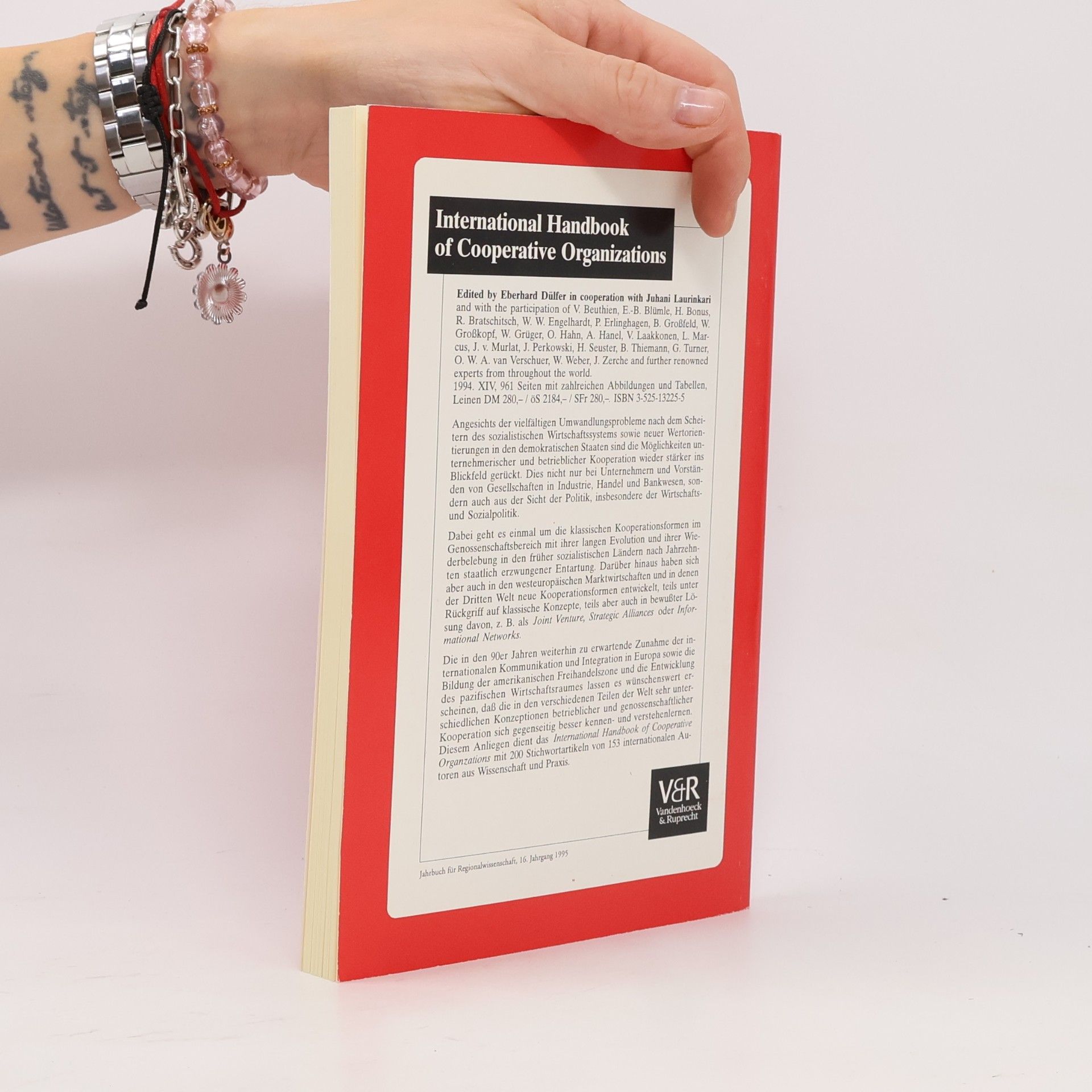 Autorenkollektiv Jahrbuch für Regionalwissenschaft 14/15-1993/1994