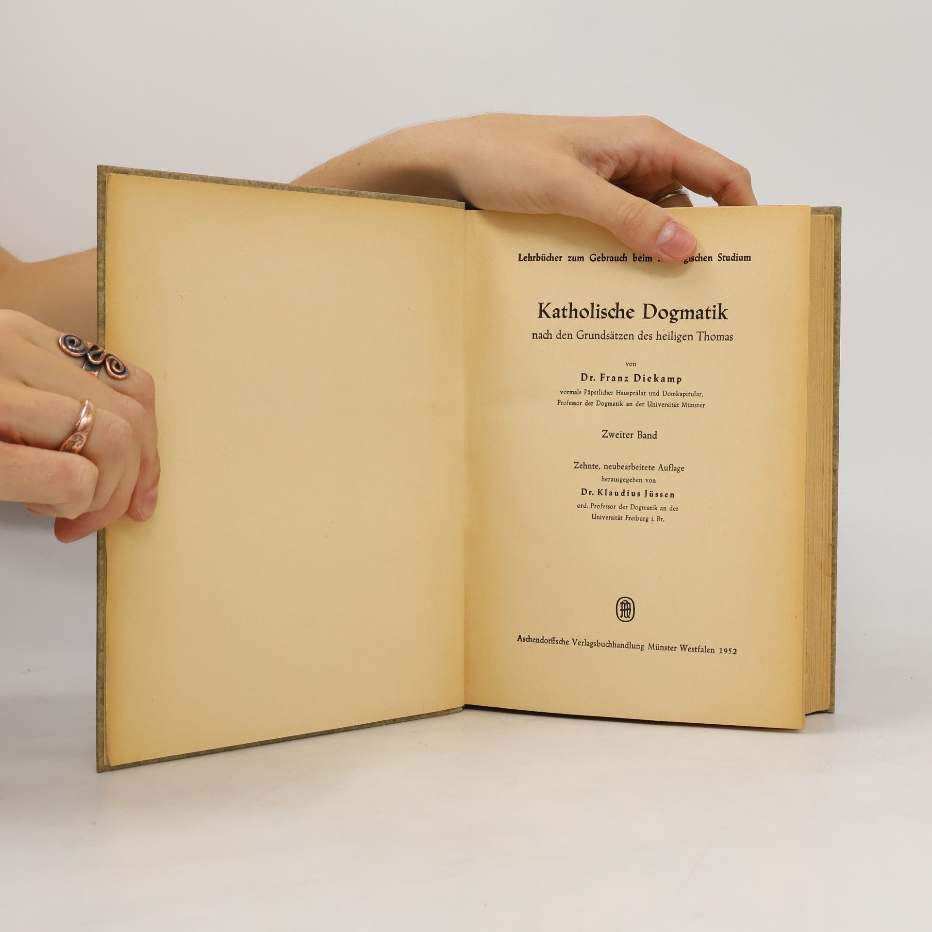 Franz Diekamp Katholische Dogmatik