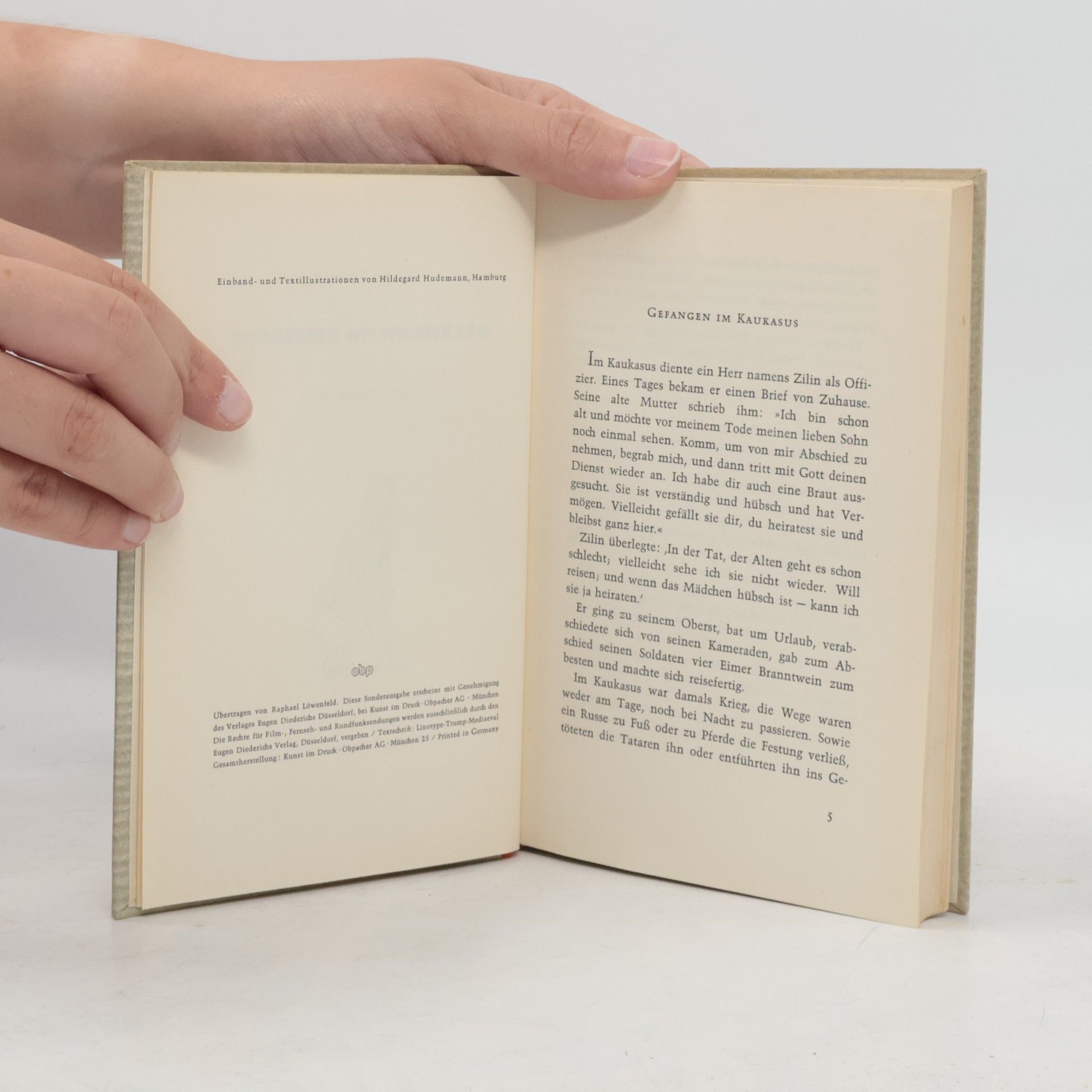 Lew Nikolajewitsch Tolstoi Gefangen im Kaukasus