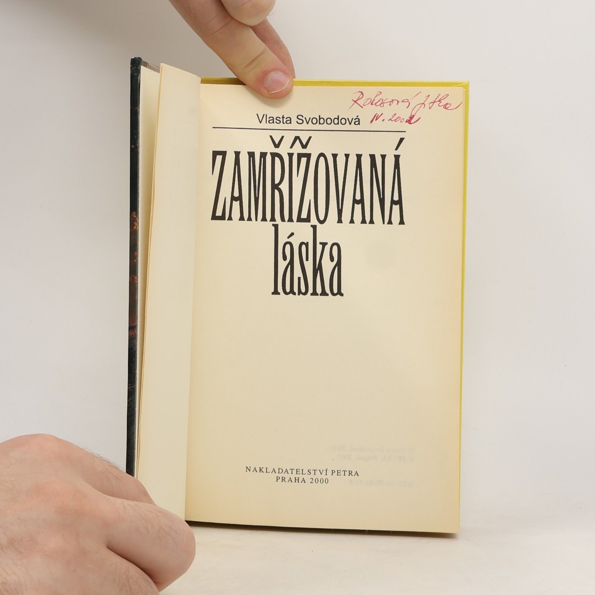 Vlasta Svobodová Zamřížovaná láska