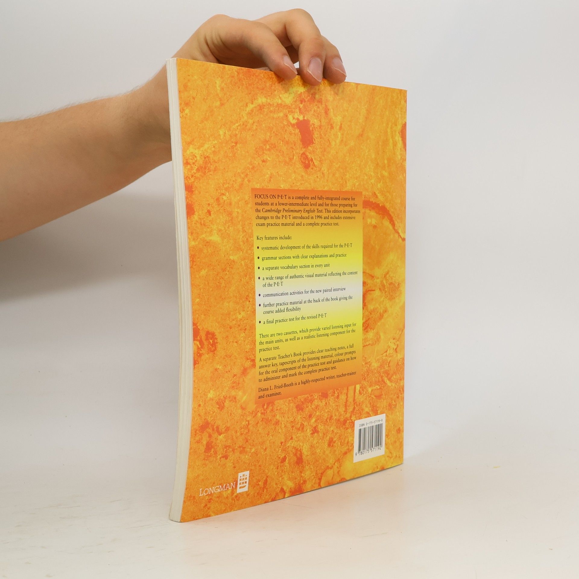 Diana L. Fried Booth Focus on PET : Preliminary English test