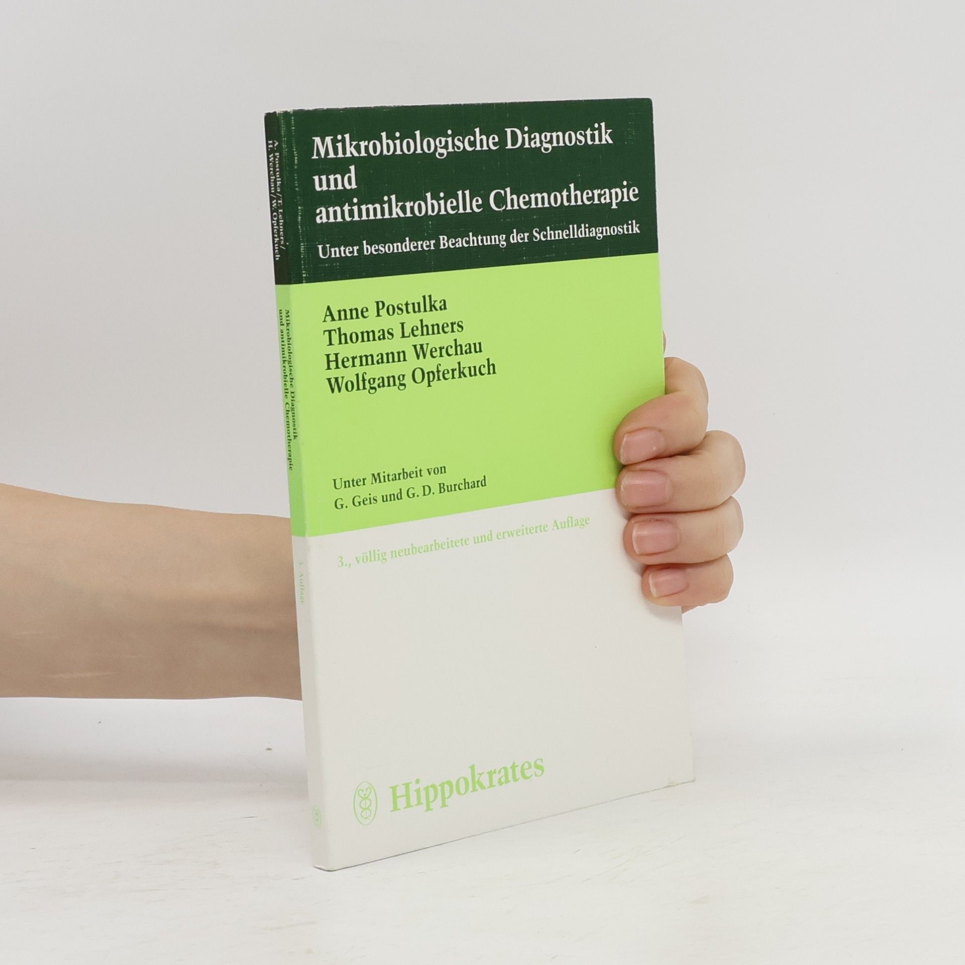 Wolfgang Opferkuch Mikrobiologische Diagnostik und antimikrobielle Chemotherapie