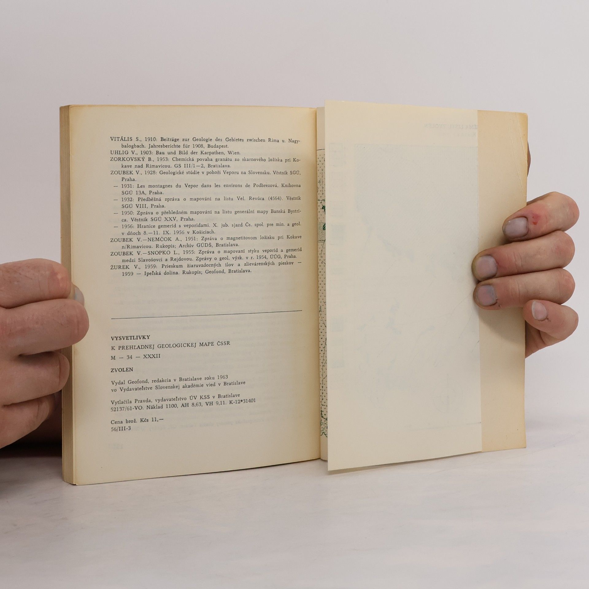 Miroslav Kuthan Vysvetlivky k prehľadnej geologickej mape ČSSR 1:200 000. M-34-XXXII Zvolen