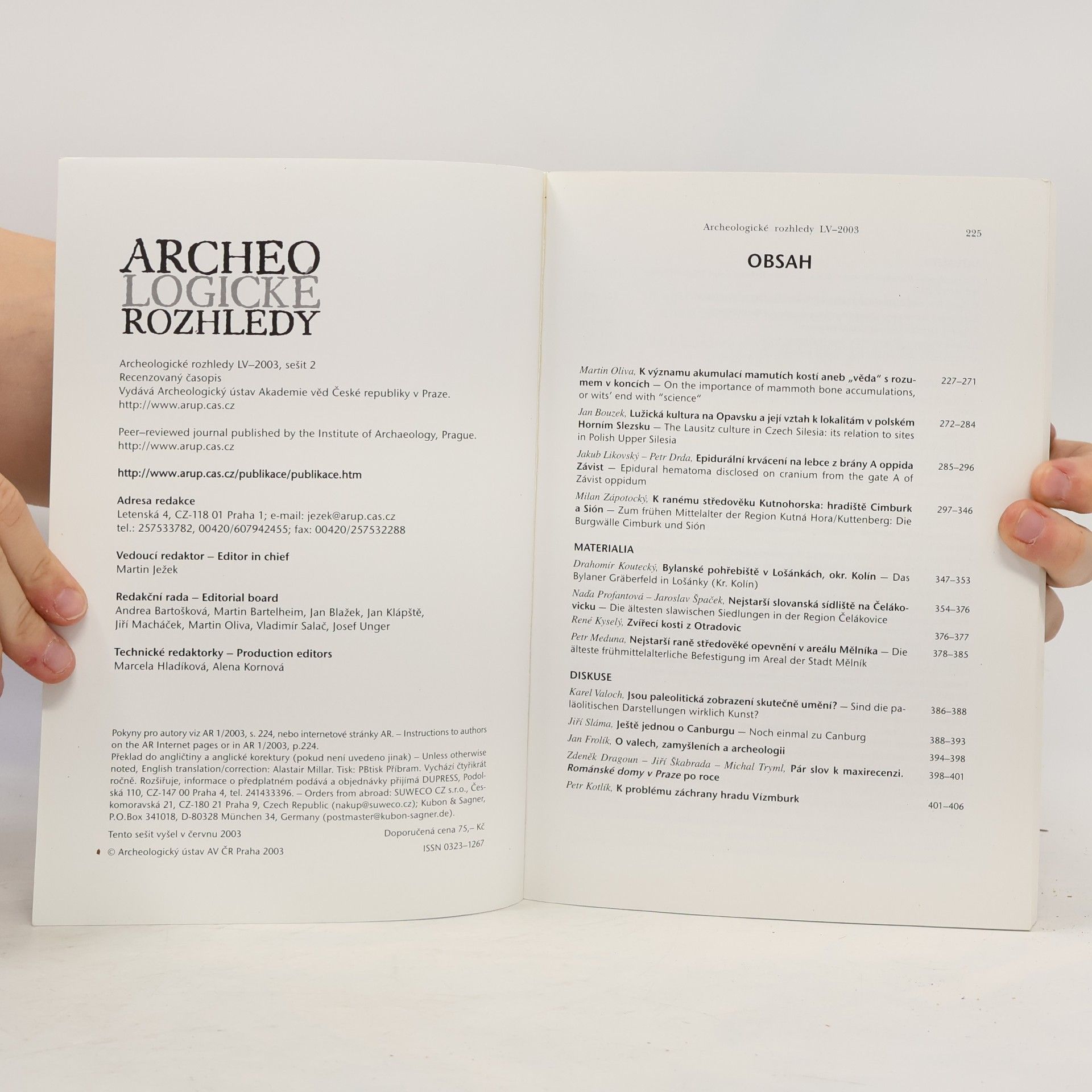 Various authors Archeologické rozhledy 2