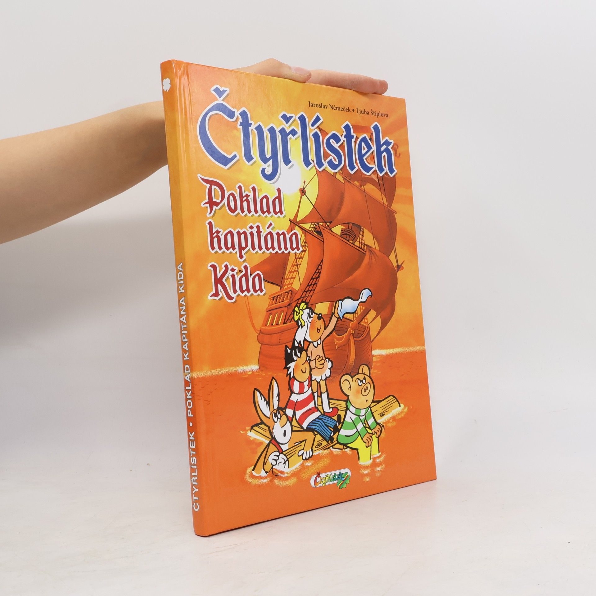 Ljuba Štíplová Čtyřlístek Poklad kapitána Kida