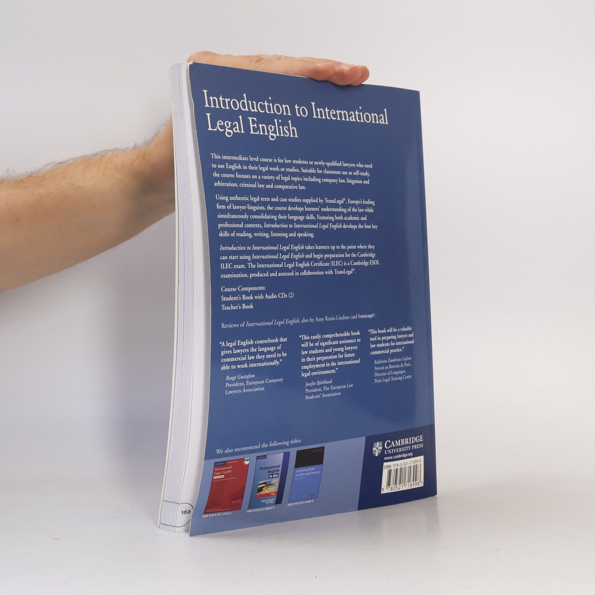 Matt Firth Introduction to International Legal English: A Course for Classroom or Self-Study use SB