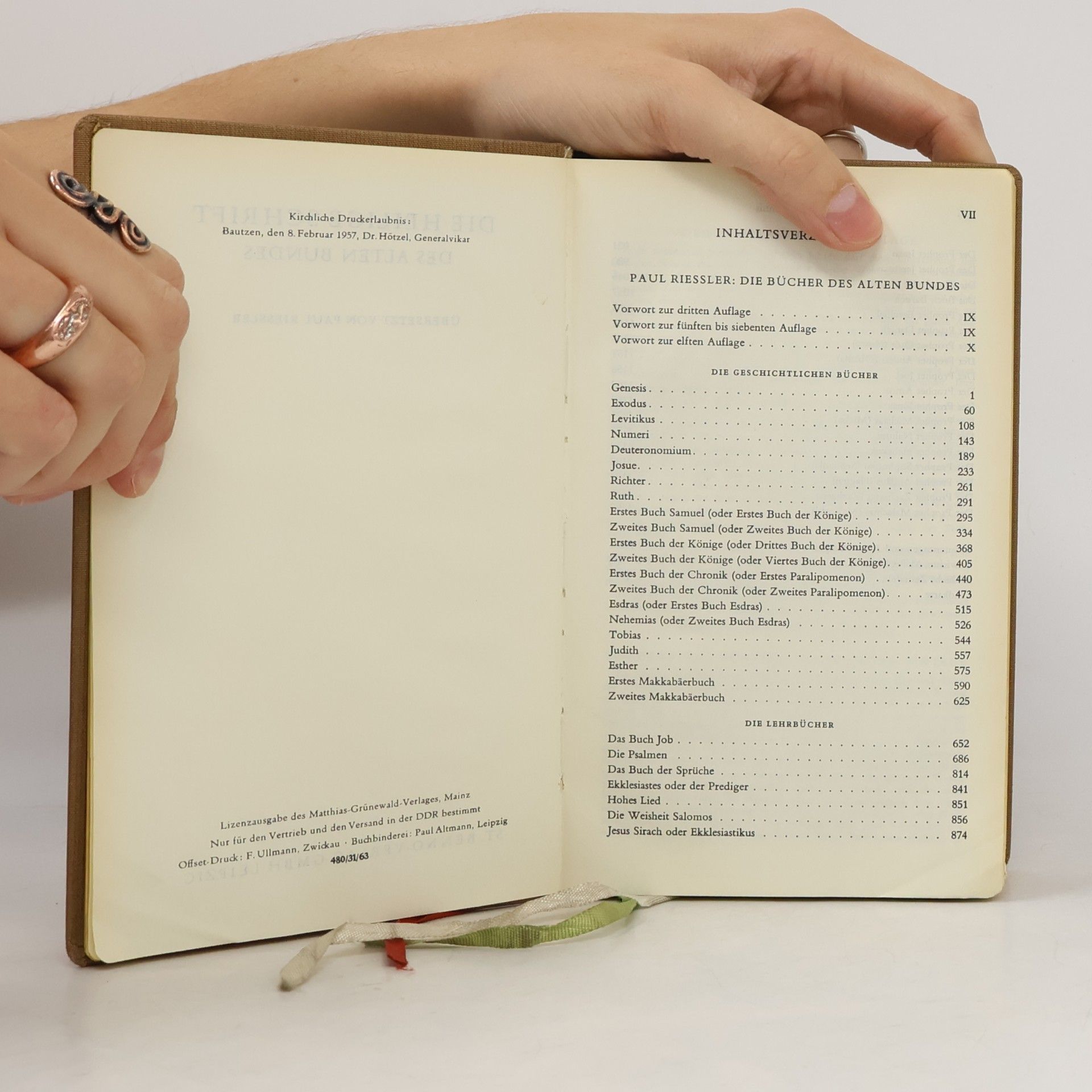 Autores varios Die heilige Schrift Des Alten und Des Neuen Bundes