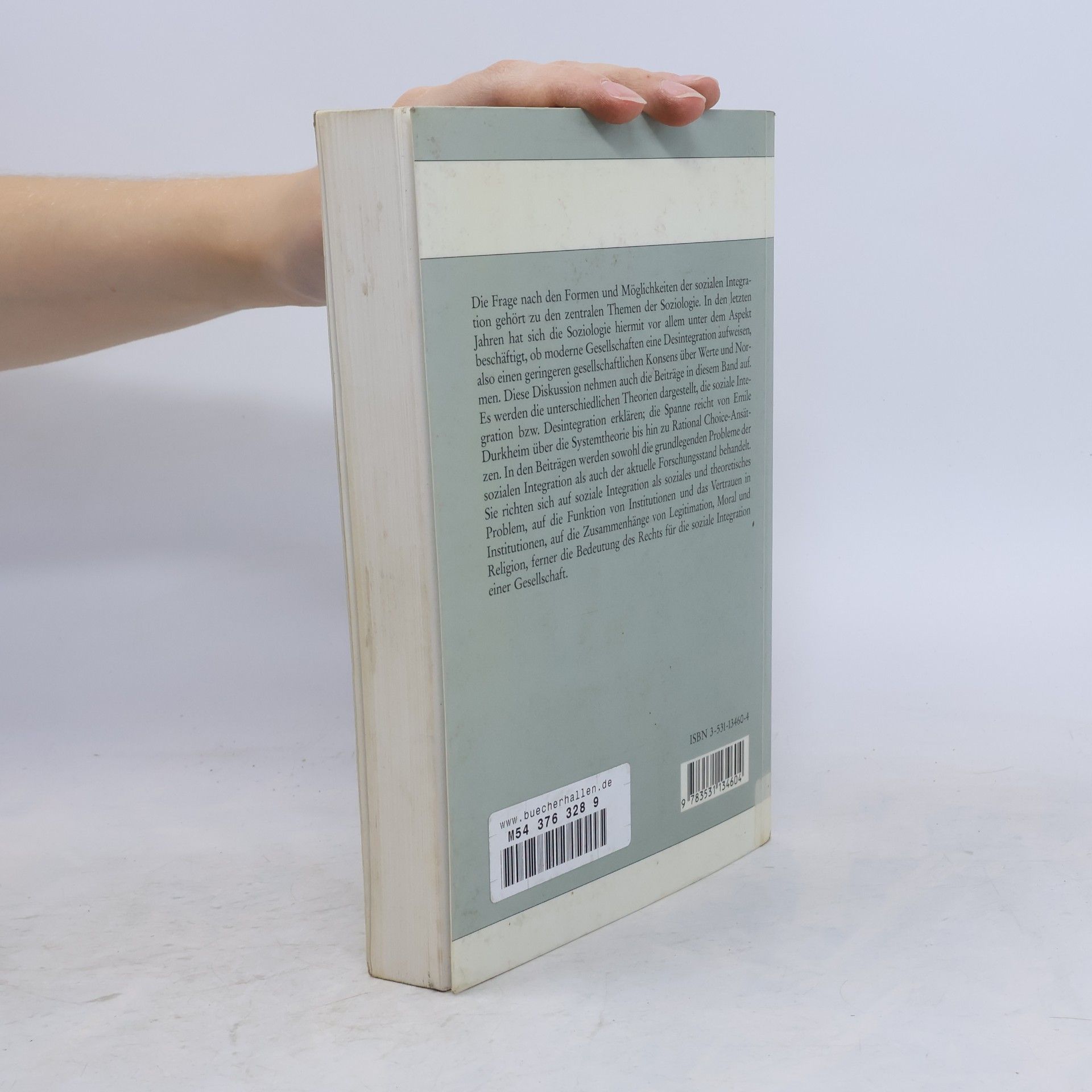 Jürgen Friedrichs Kölner Zeitschrift für Soziologie und Sozialpsychologie Sonderhefte - 39: Soziale Integration