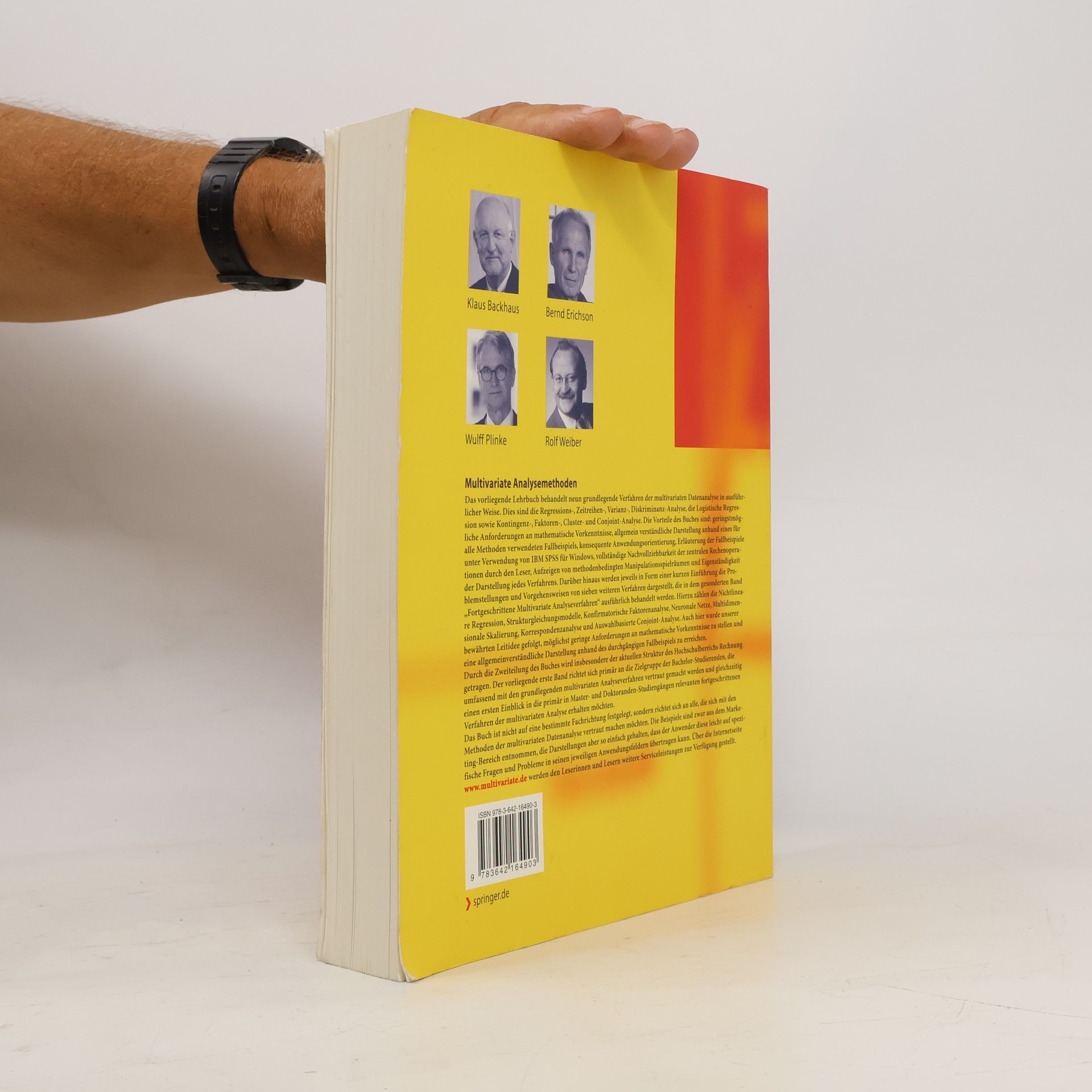 Klaus Backhaus Springer-Lehrbuch: Multivariate Analysemethoden