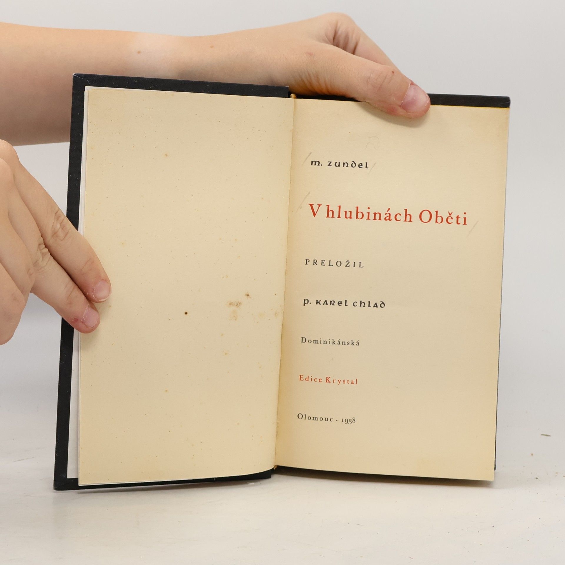 Maurice Zundel V hlubinách Oběti