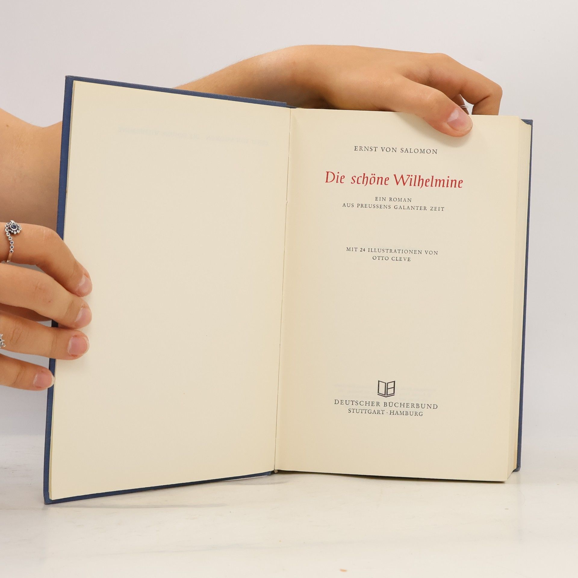 Ernst von Salomon Die schöne Wilhelmine